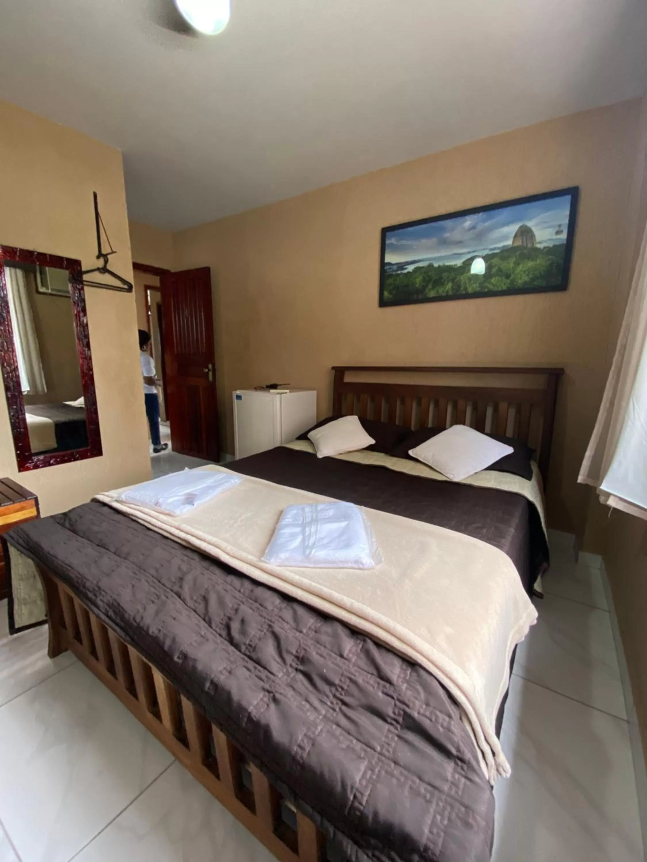 Bed in Pousada Do Pancho