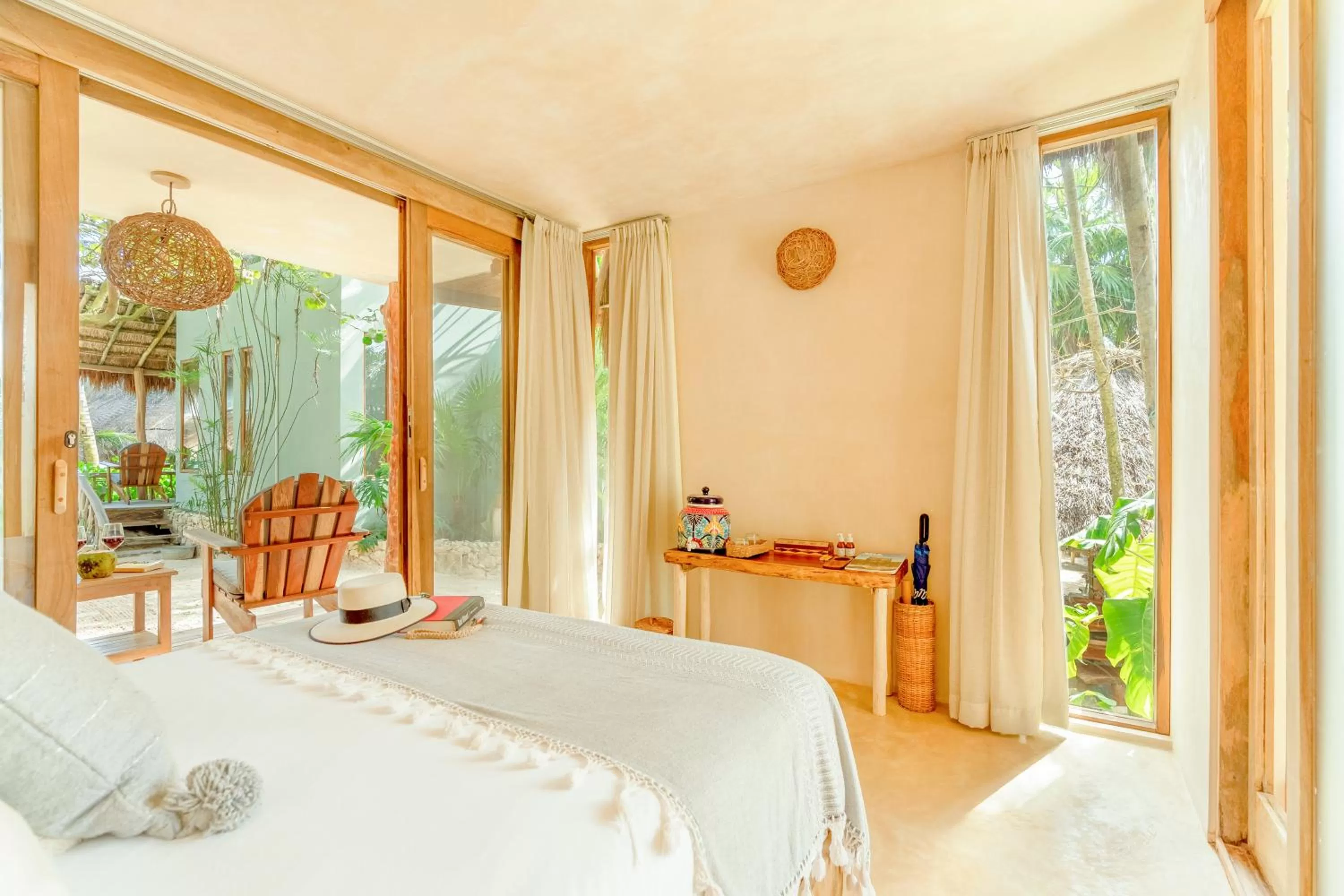 Photo of the whole room, Bed in Ahau Tulum - Beachfront Hotel