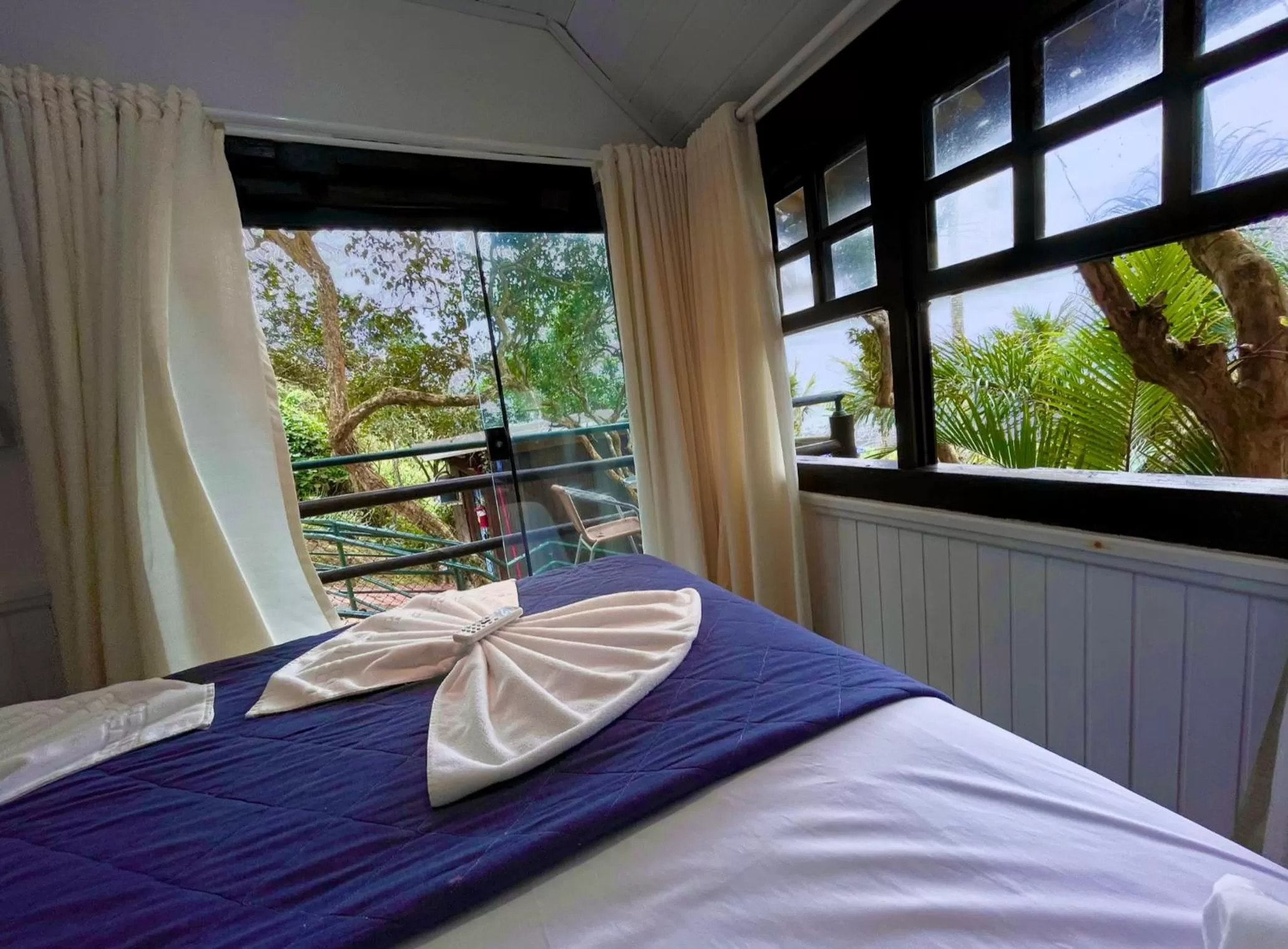 Bed in Pousada Canto da Vigia