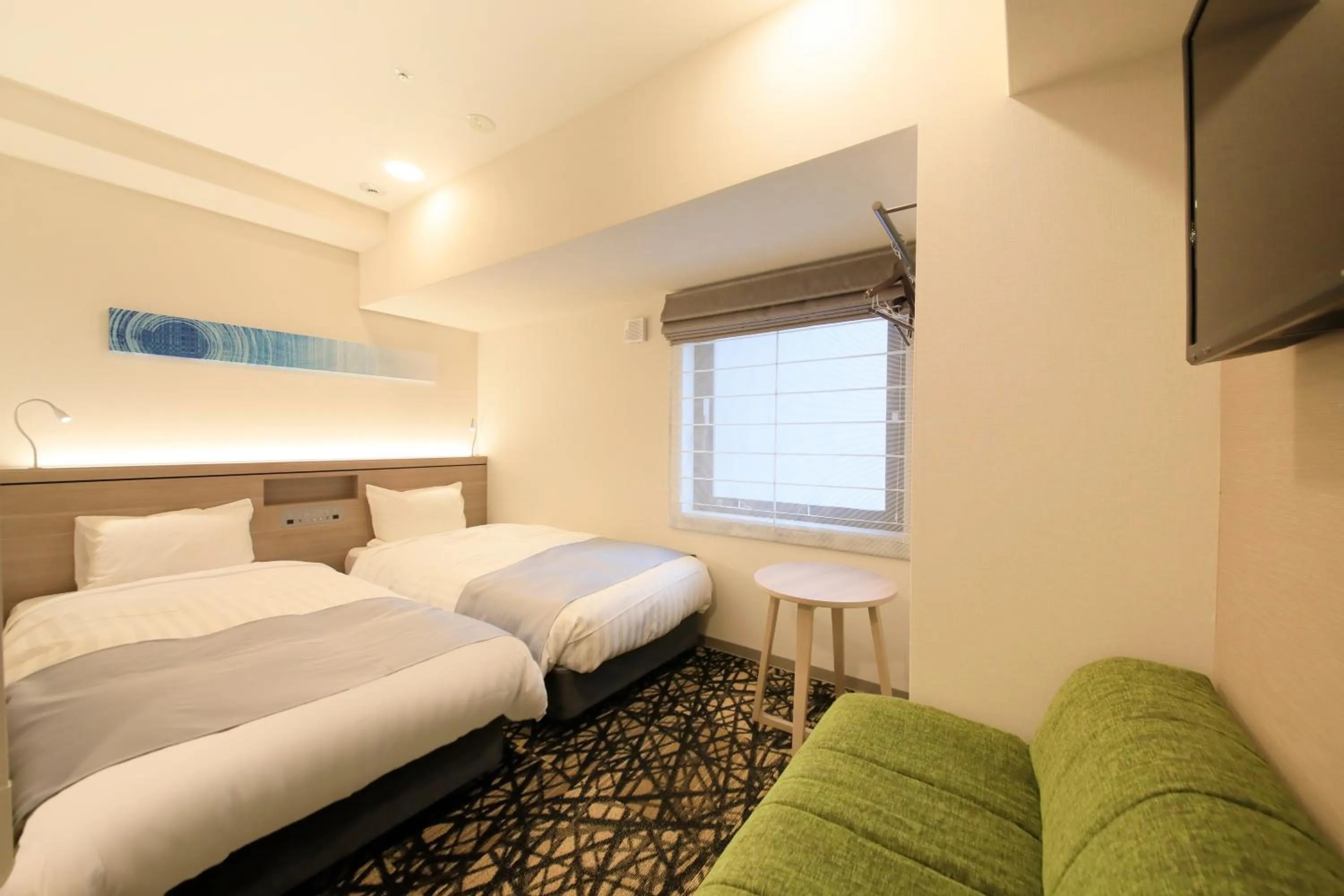 Photo of the whole room, Bed in S-peria Inn Osaka Hommachi