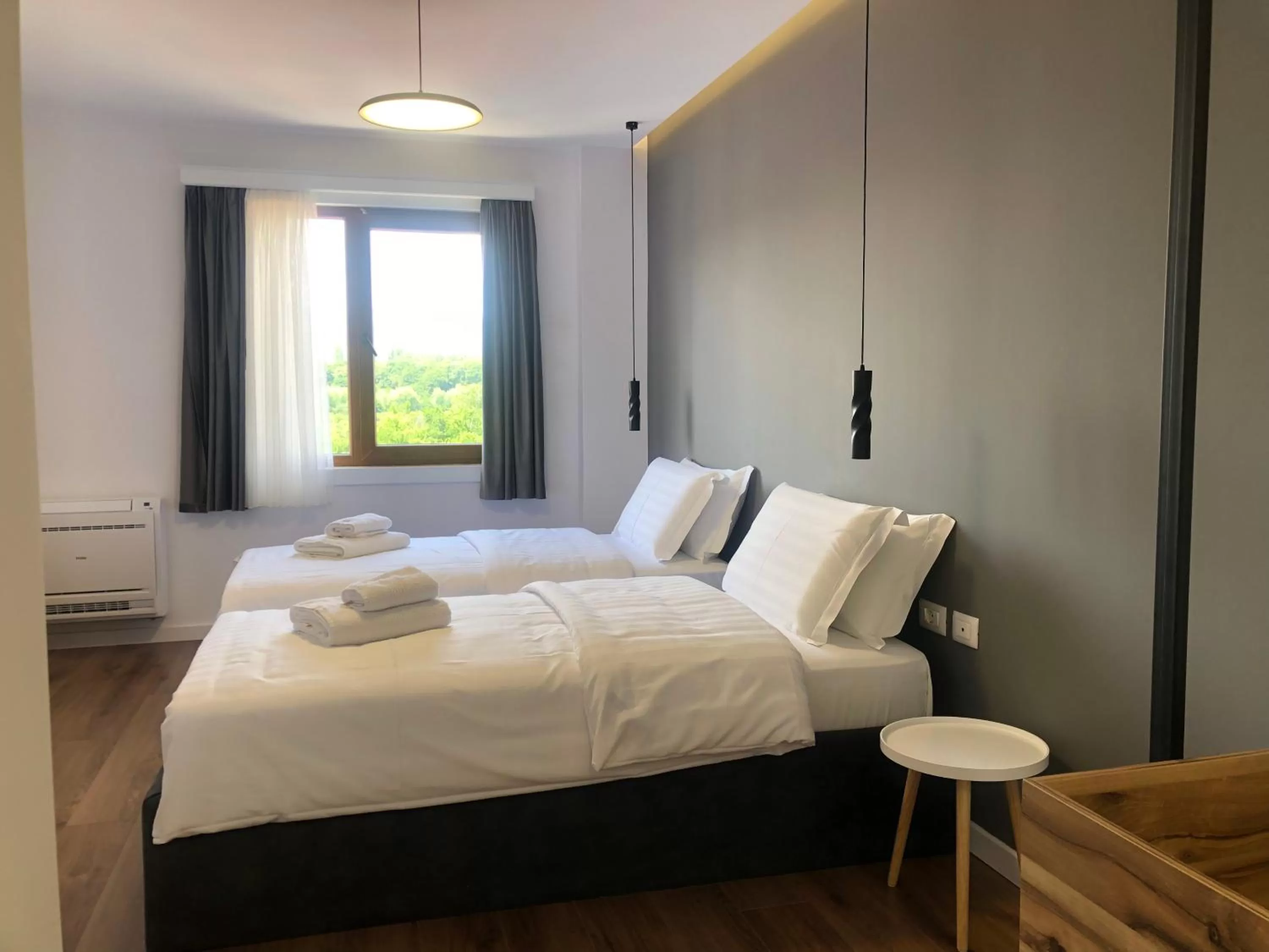 Bed in Grand Hotel Pogradec