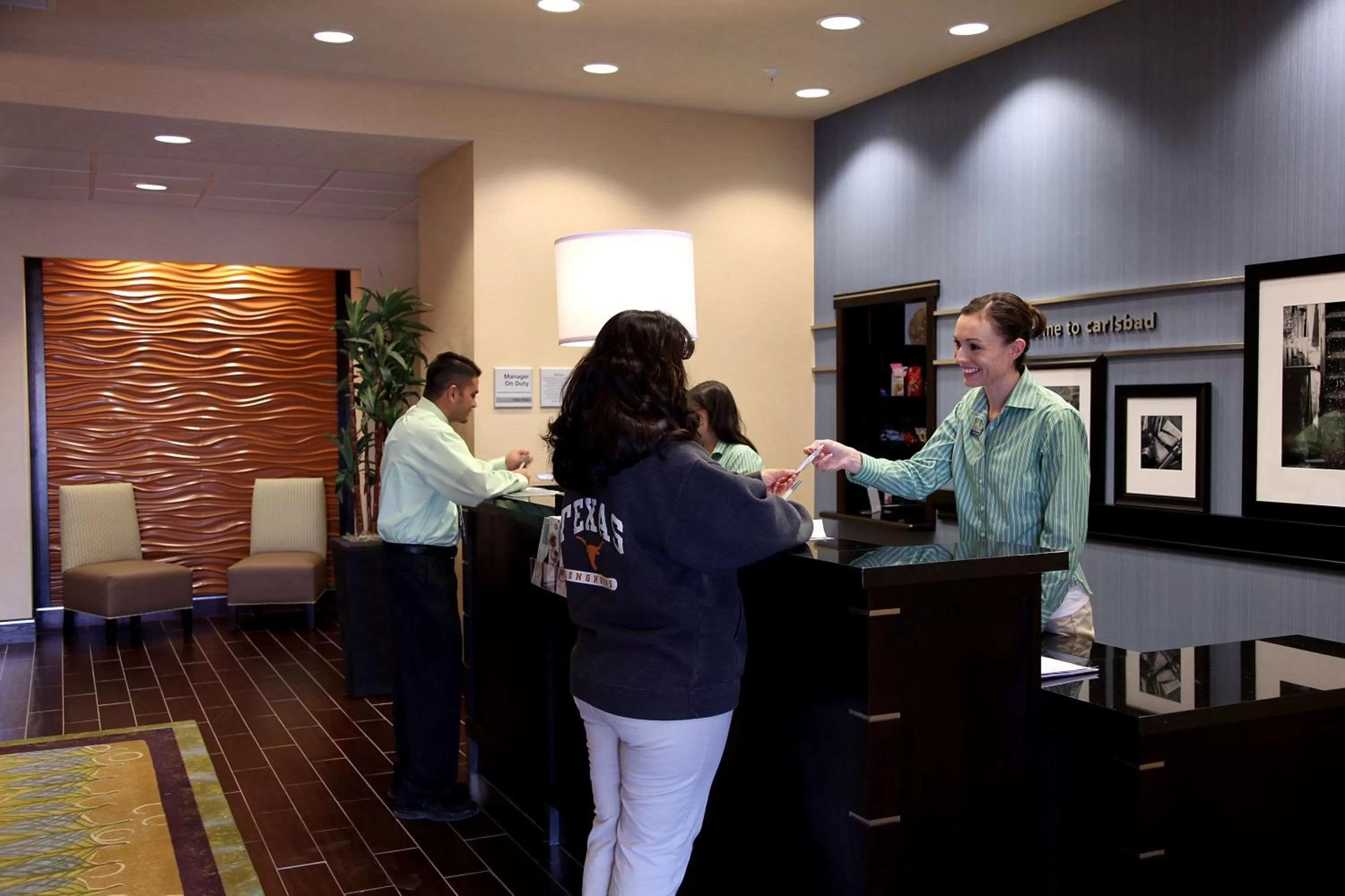 Lobby or reception in Hampton Inn & Suites Carlsbad
