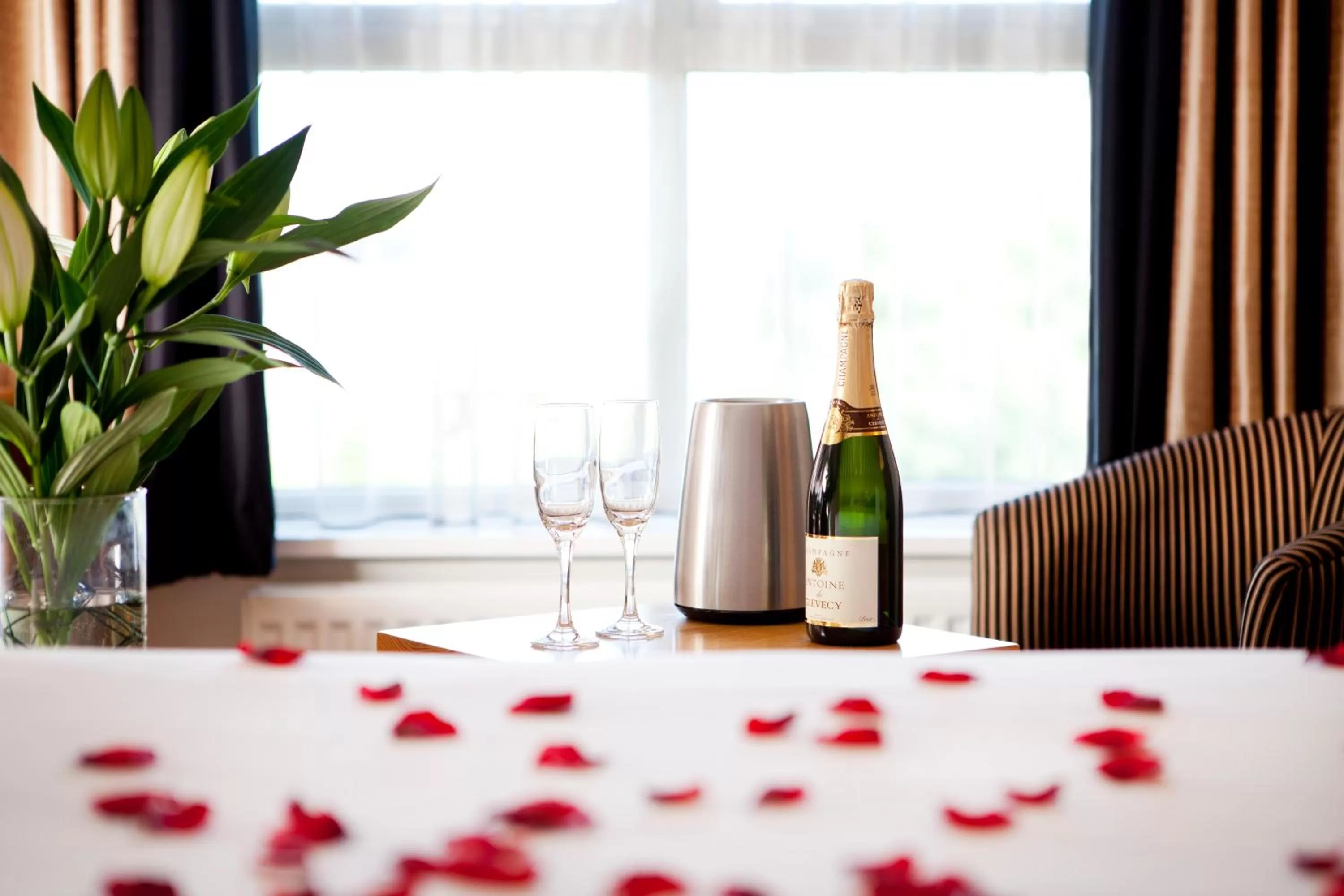 Seating area in Tara Lodge