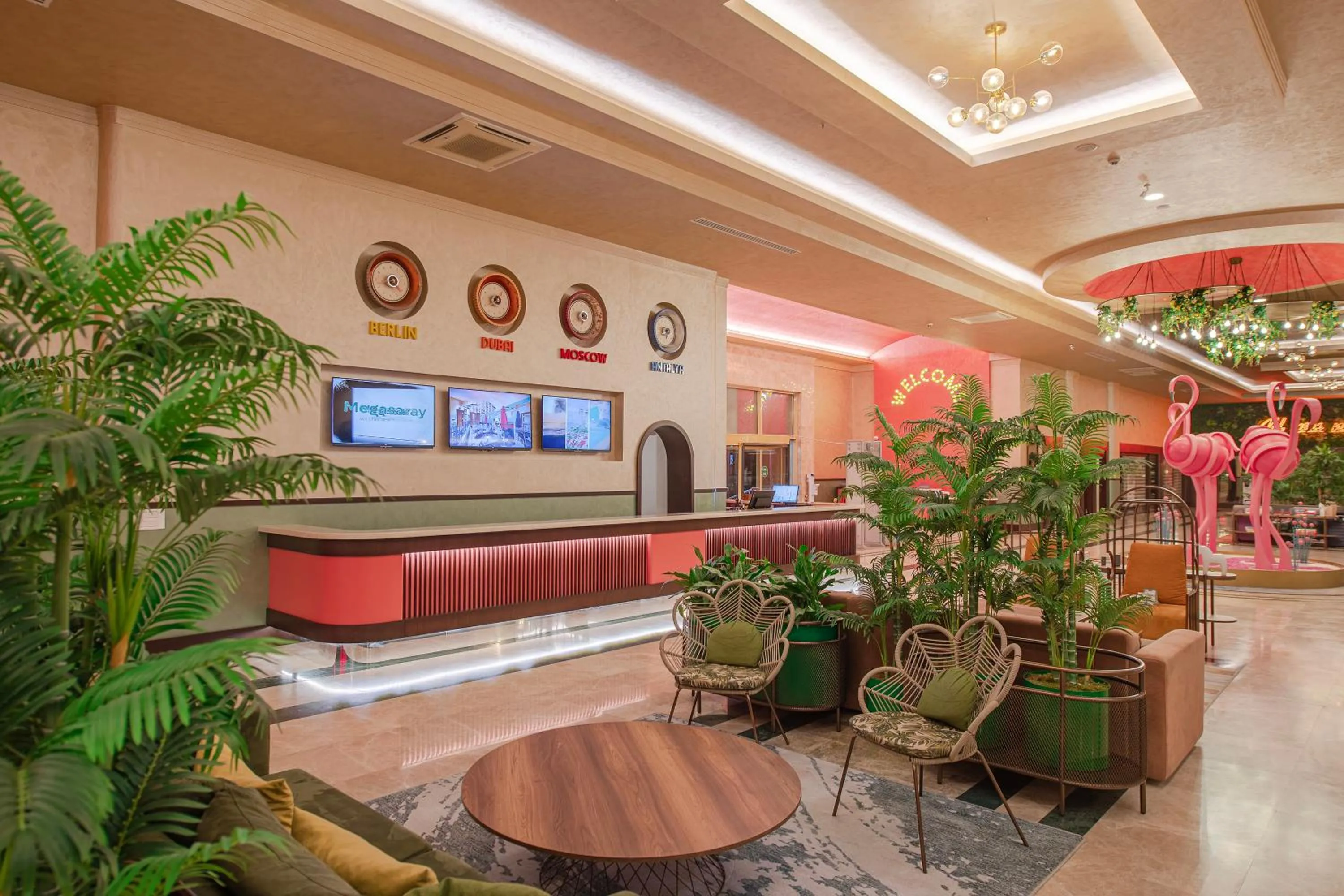 Lobby or reception in Megasaray Westbeach Antalya