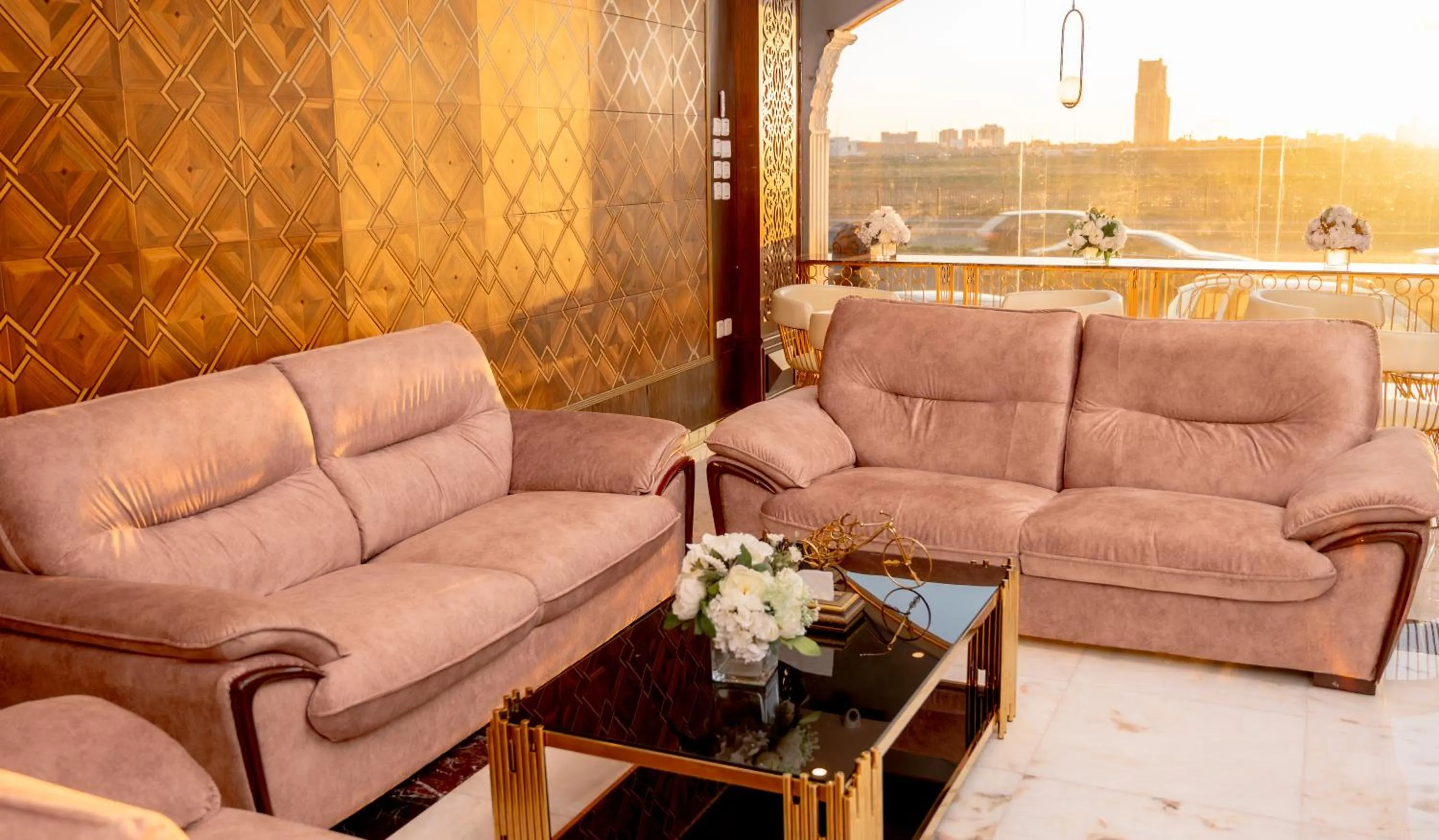 Seating area in Areen Hotel فندق ارين