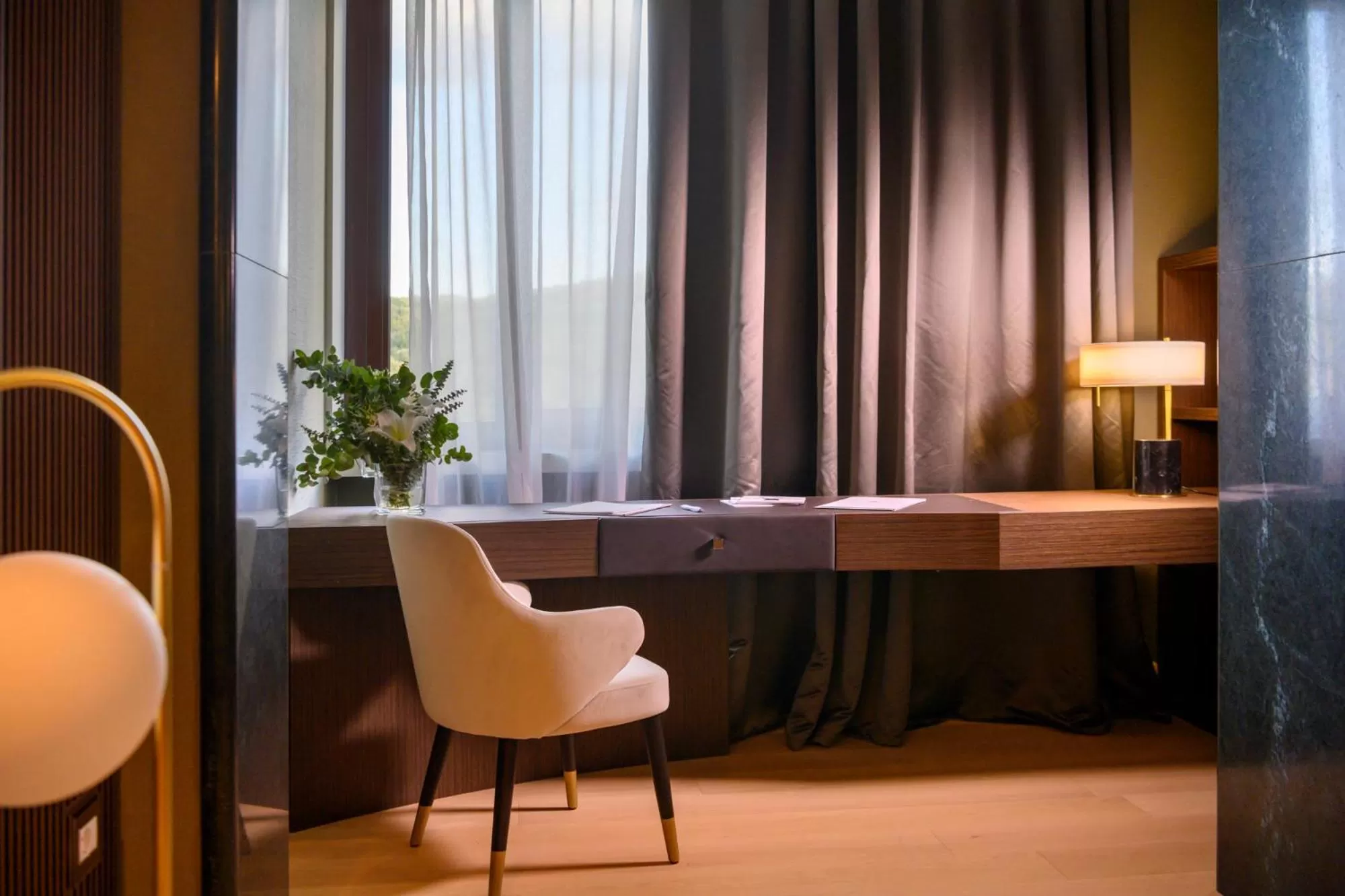 Seating area, Bed in Grand Hotel Castrocaro Longlife Formula