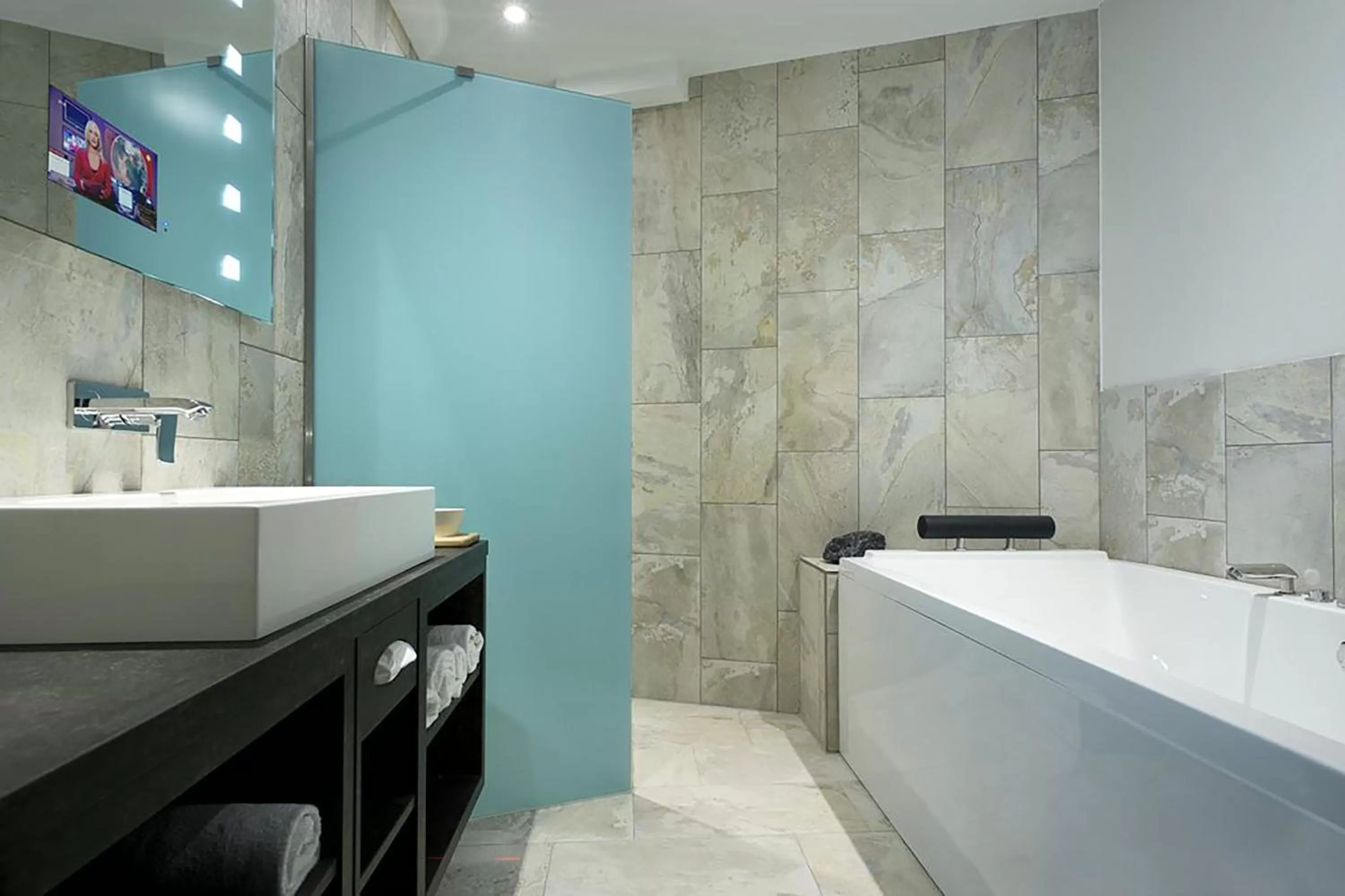 Bathroom in Mainport Design Hotel