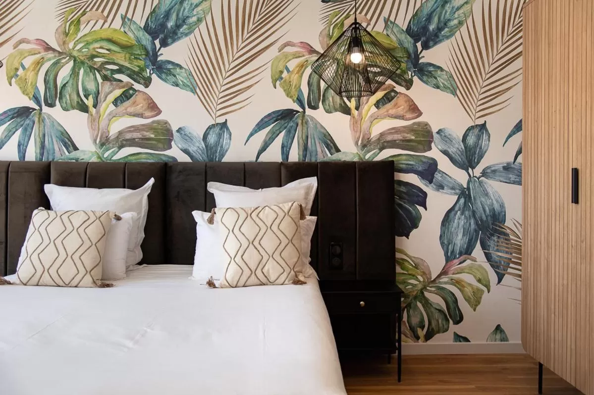 Bed in Hôtel Restaurant Vaillant Colmar Nord