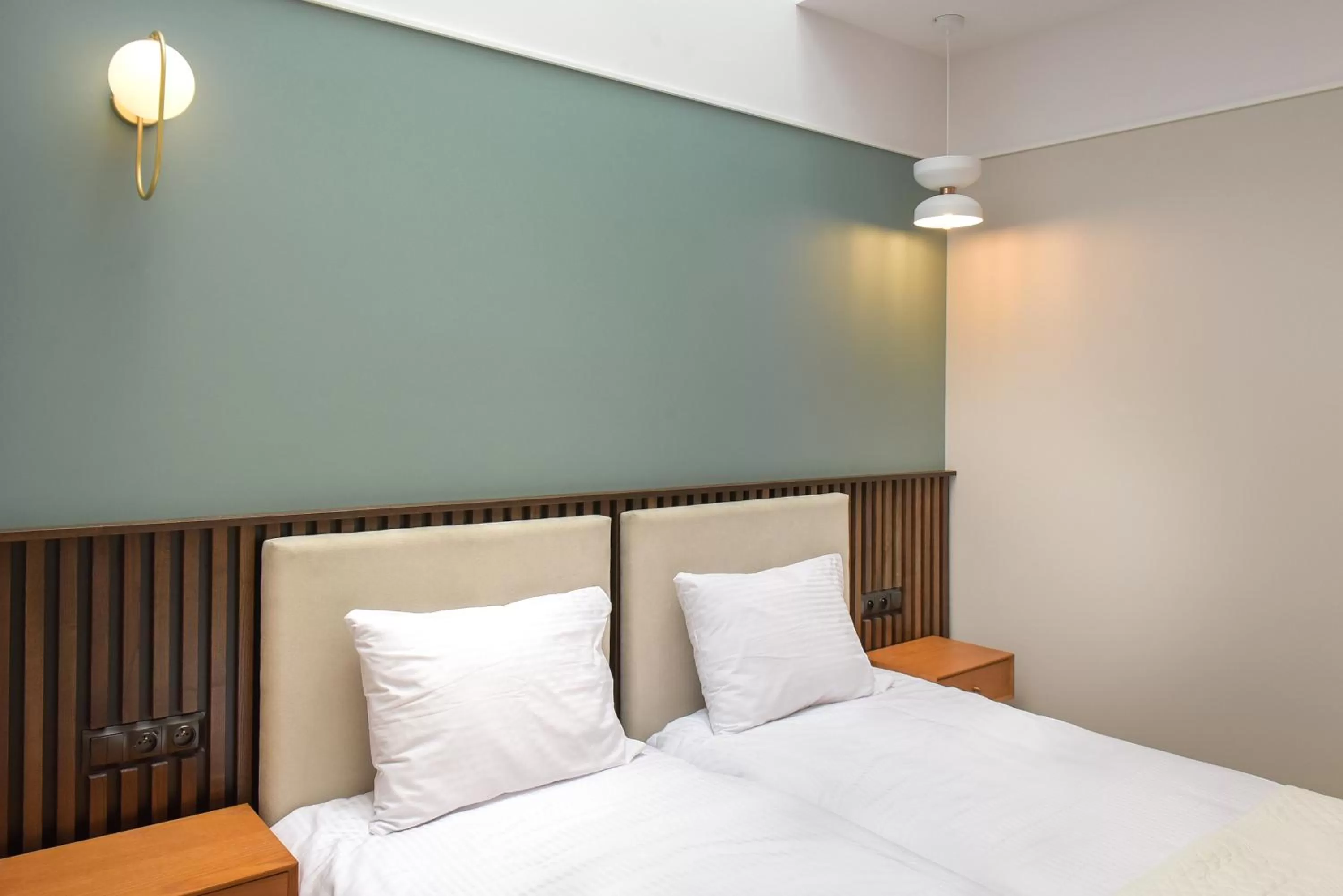 Bedroom, Bed in Monciak55 Sopot Apartments