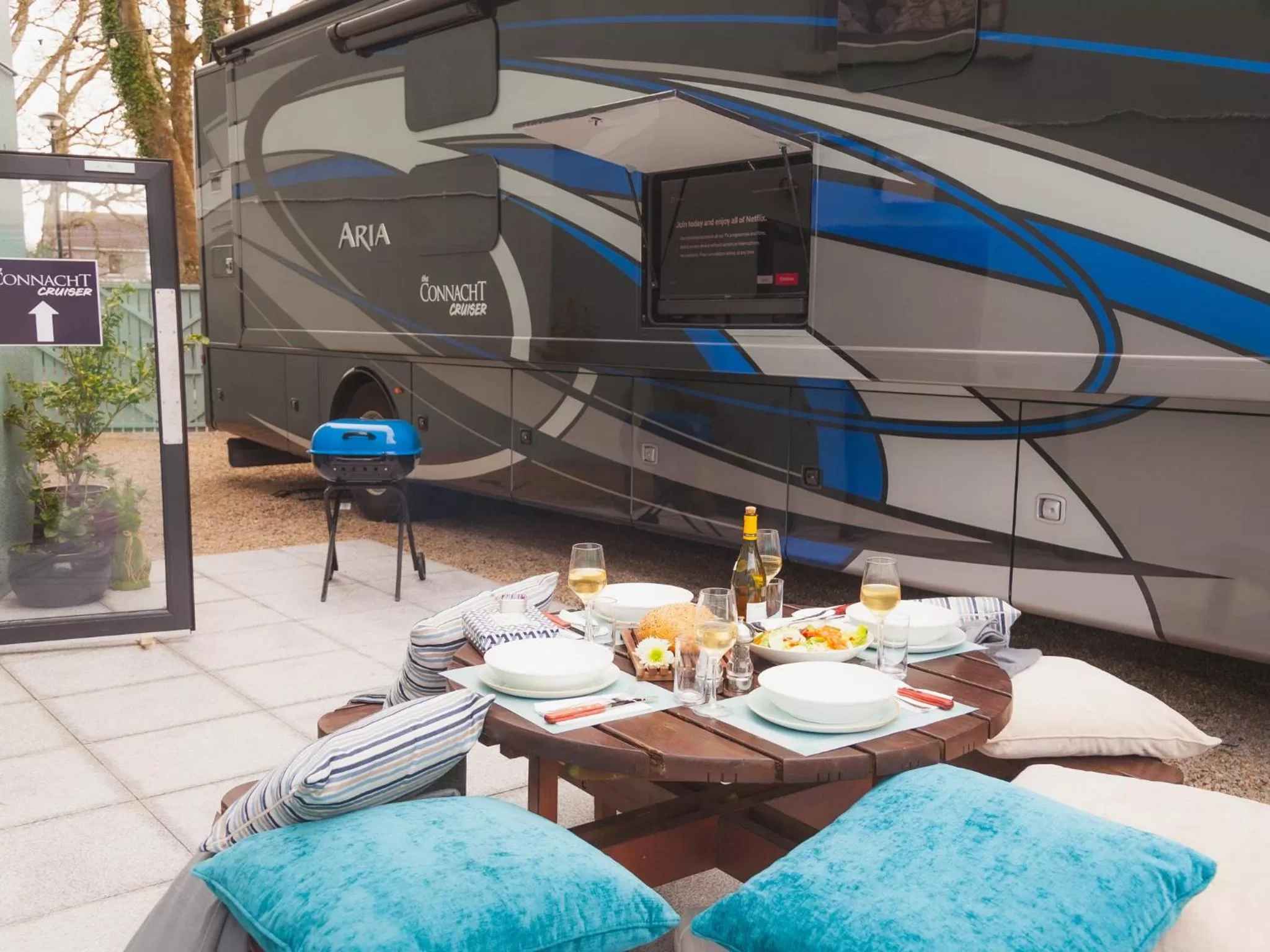 Patio in The Connacht Hotel