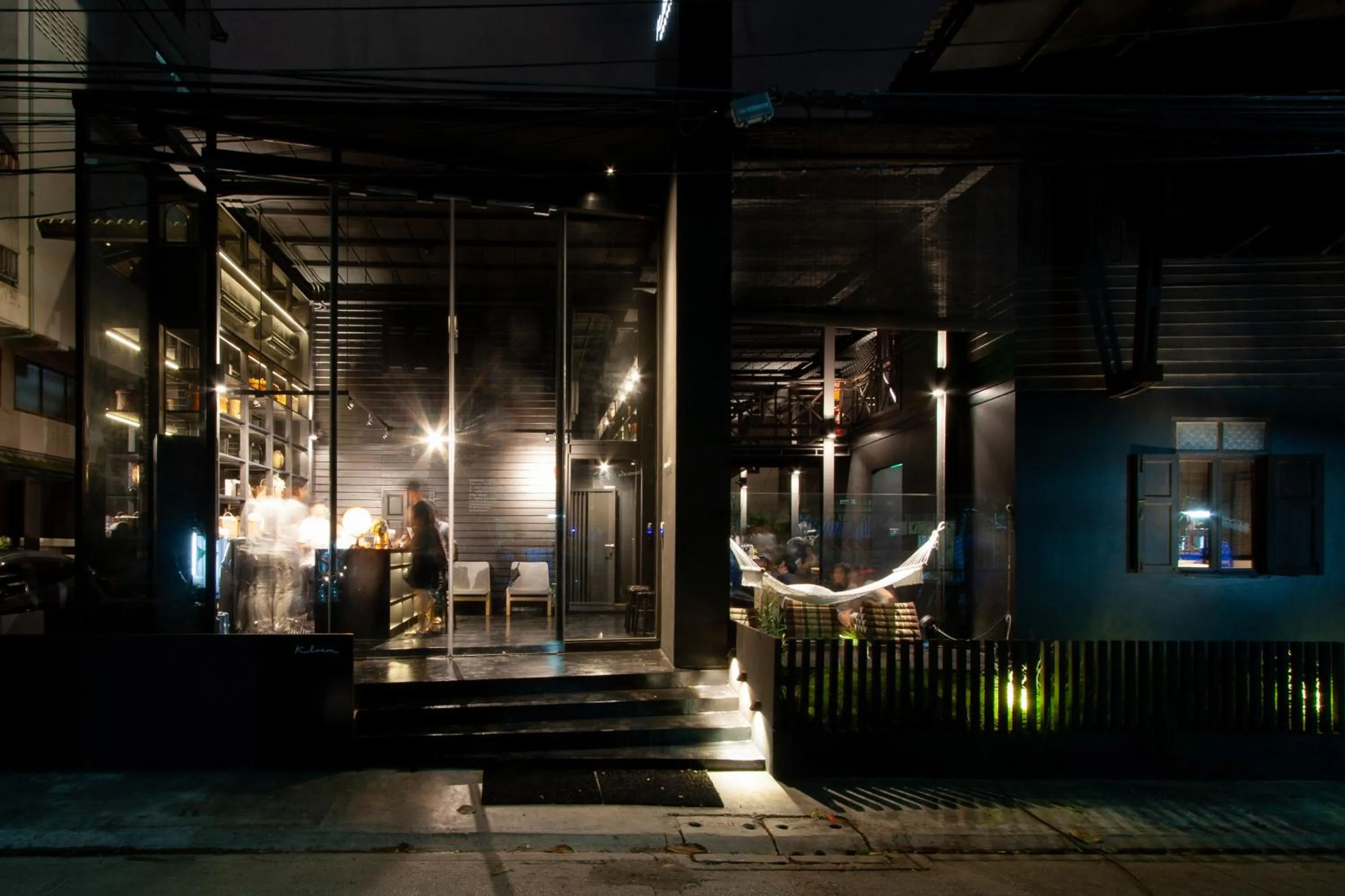 Facade/entrance in Kloem Hostel