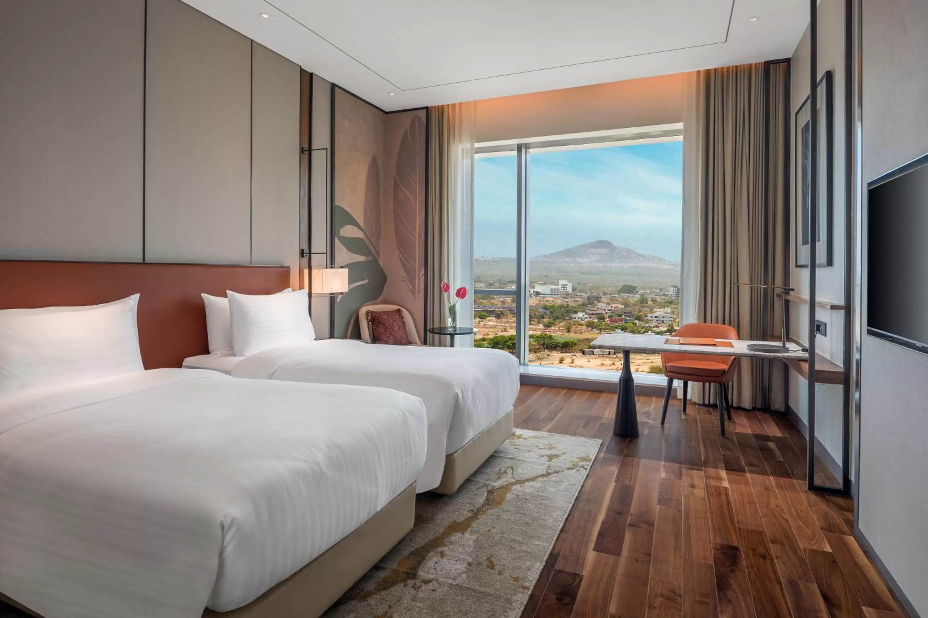 City view, Bed in Radisson Blu Hotel & Spa, Nashik