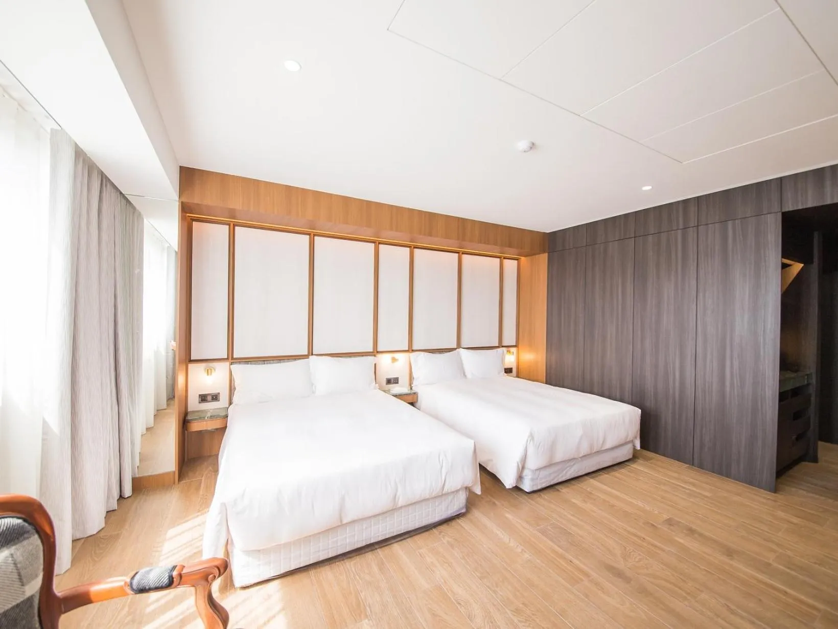 Bed in Hôtel de Ľeau