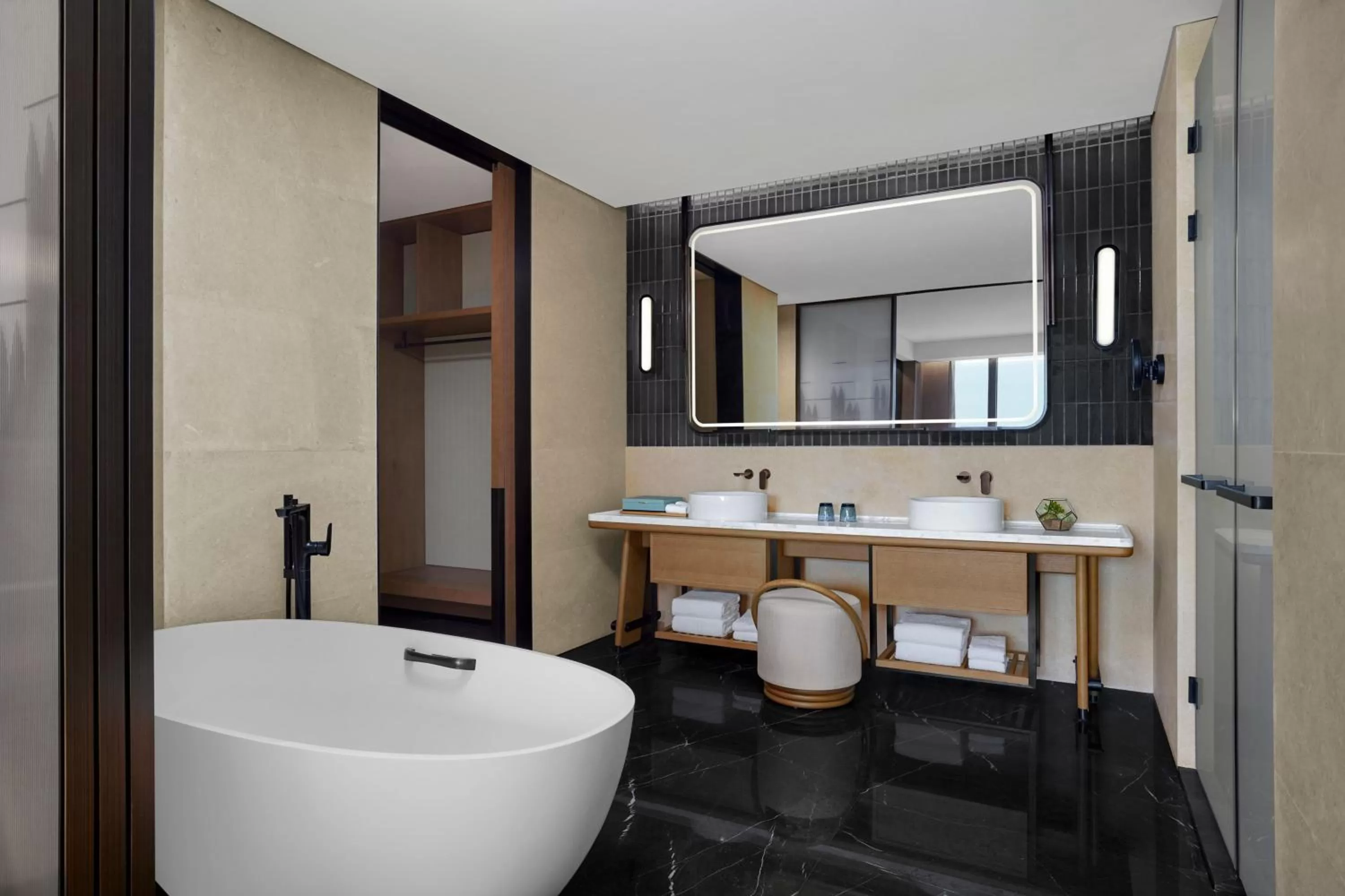 Bathroom in Nantong Marriott Hotel