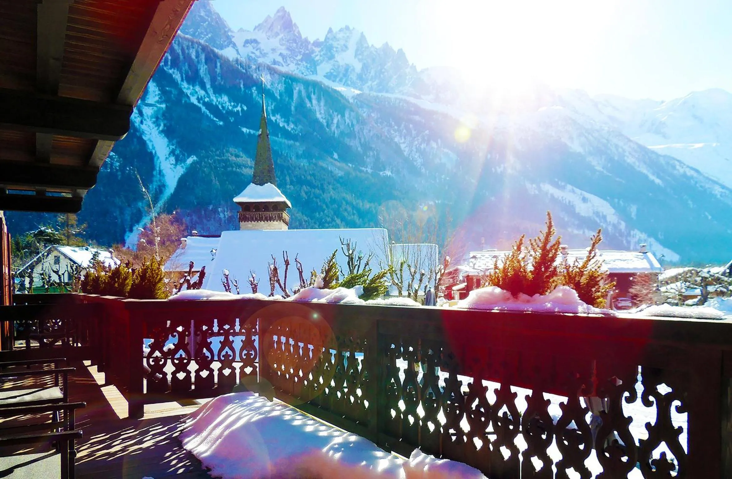 Balcony/Terrace in Hotel Le Castel