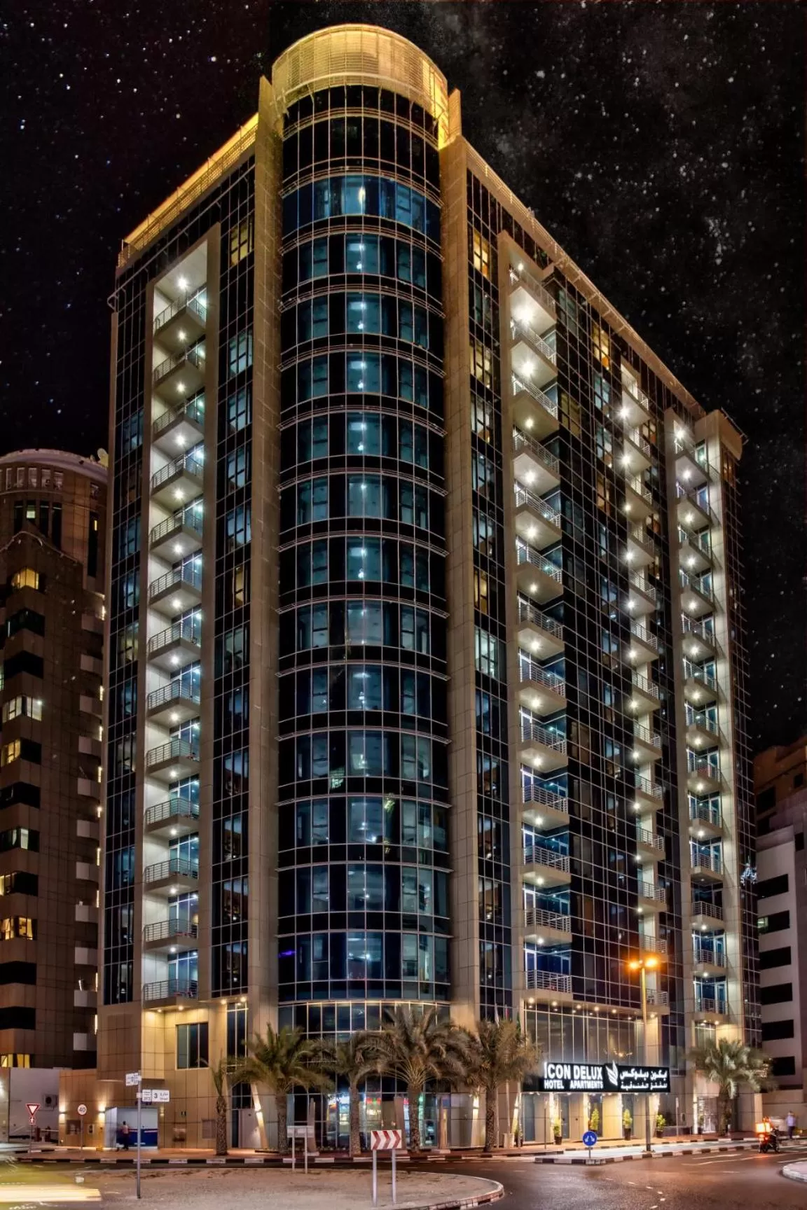 Property building in Icon Delux Hotel Apartments Al Barsha - Formerly Abidos