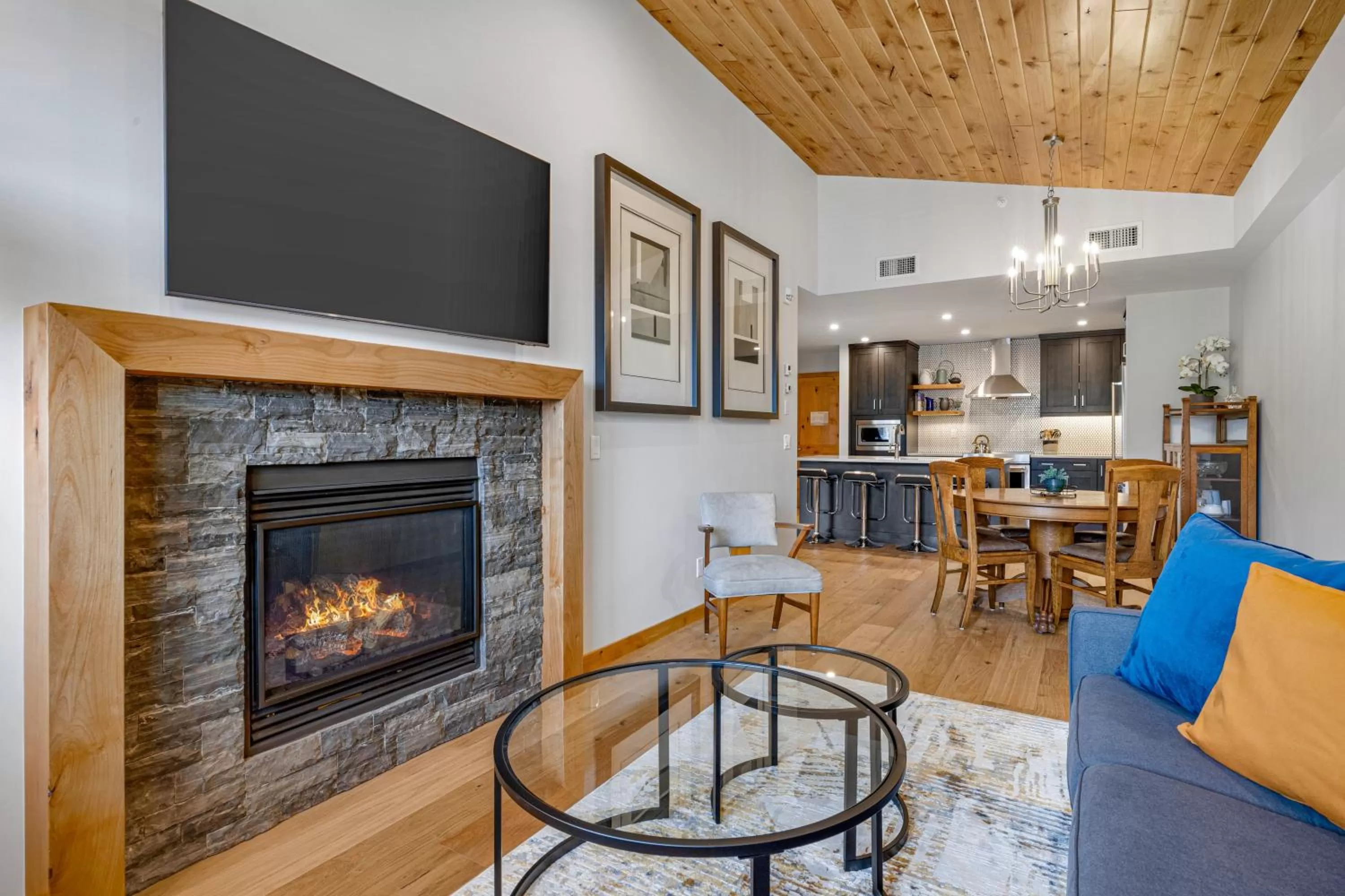 Living room in Spring Creek Vacations