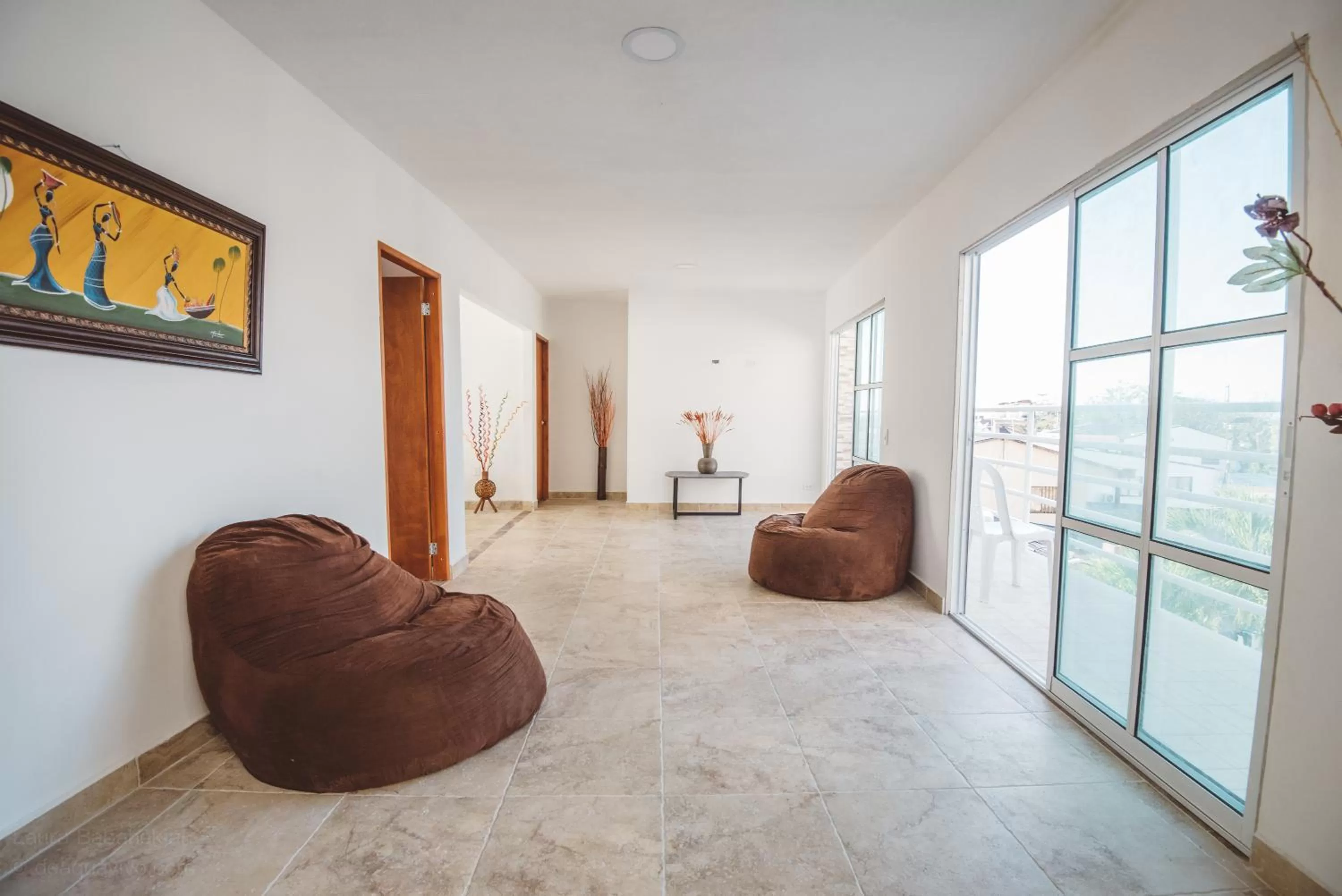 Living room in The Rock House Eco