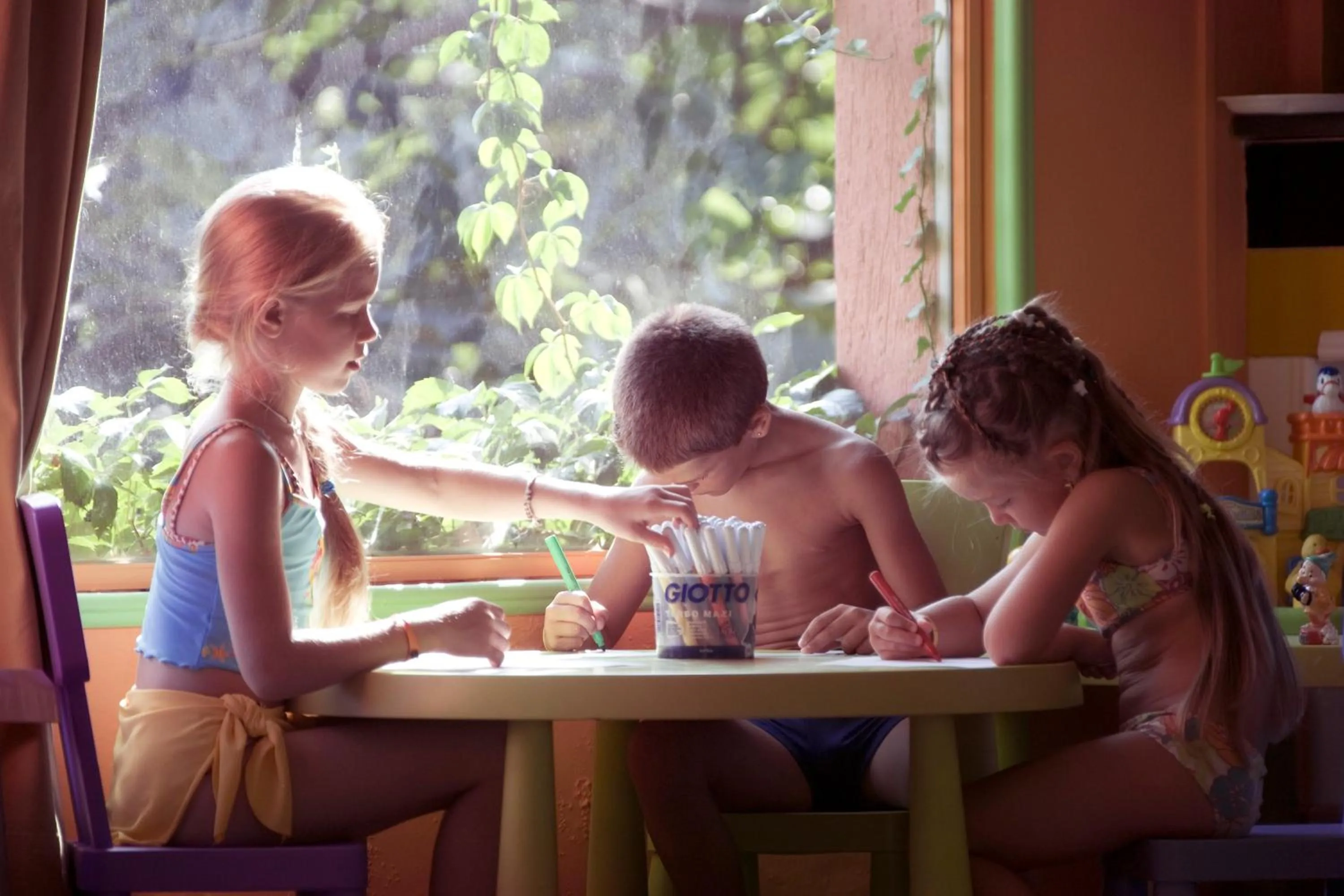 Children play ground in Loano 2 Village