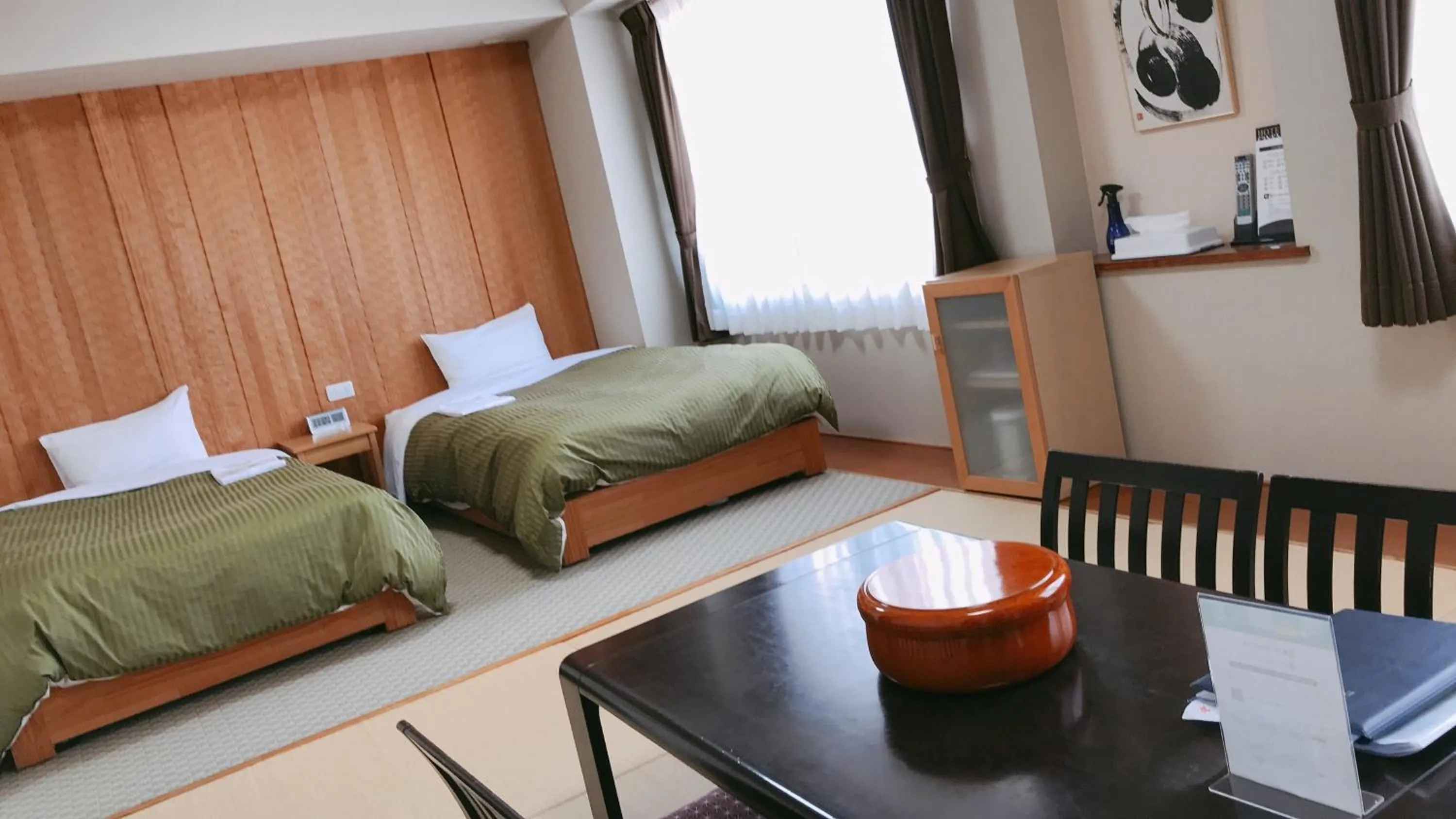 Photo of the whole room, Bed in Miyajima Coral Hotel