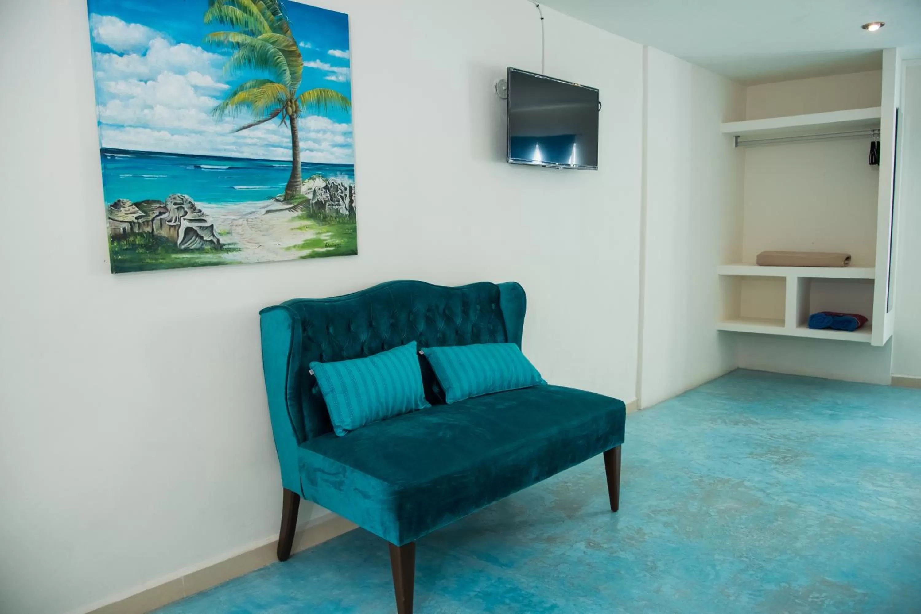 Seating Area in Hidalgo Boutique Rooms