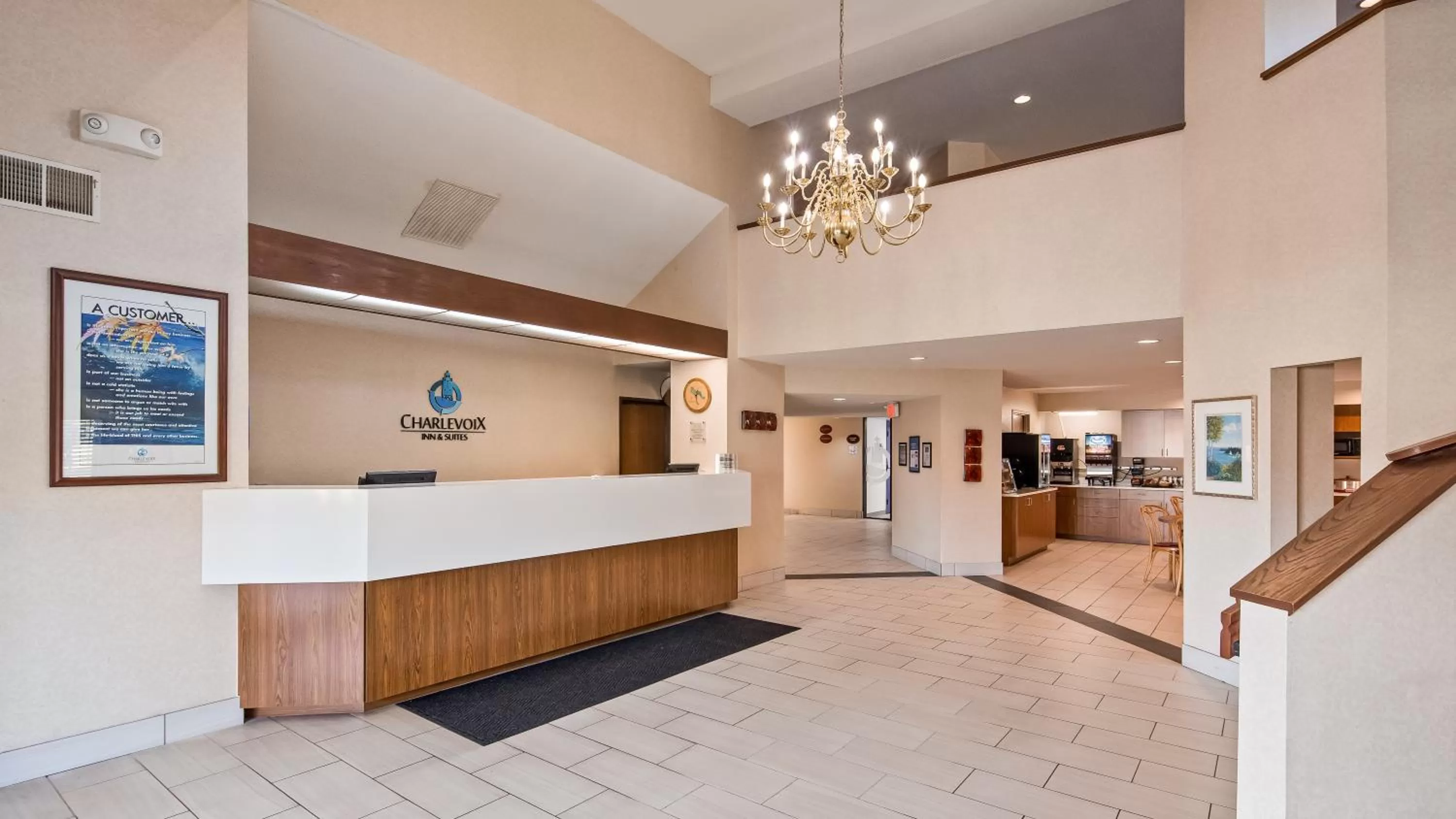 Lobby or reception in Charlevoix Inn & Suites SureStay Collection by Best Western