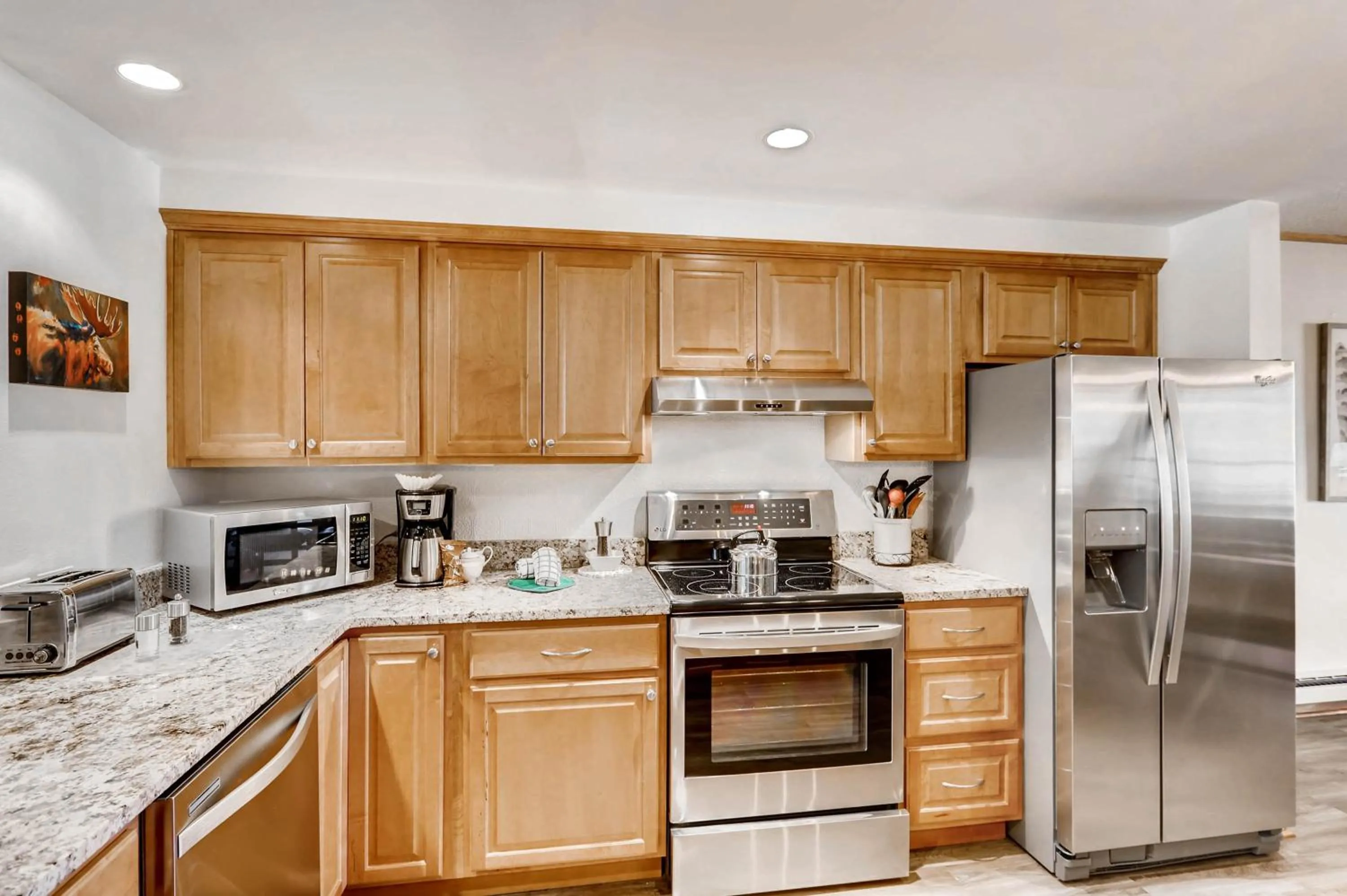 Kitchen or kitchenette in Evergreen Condominiums by Keystone Resort