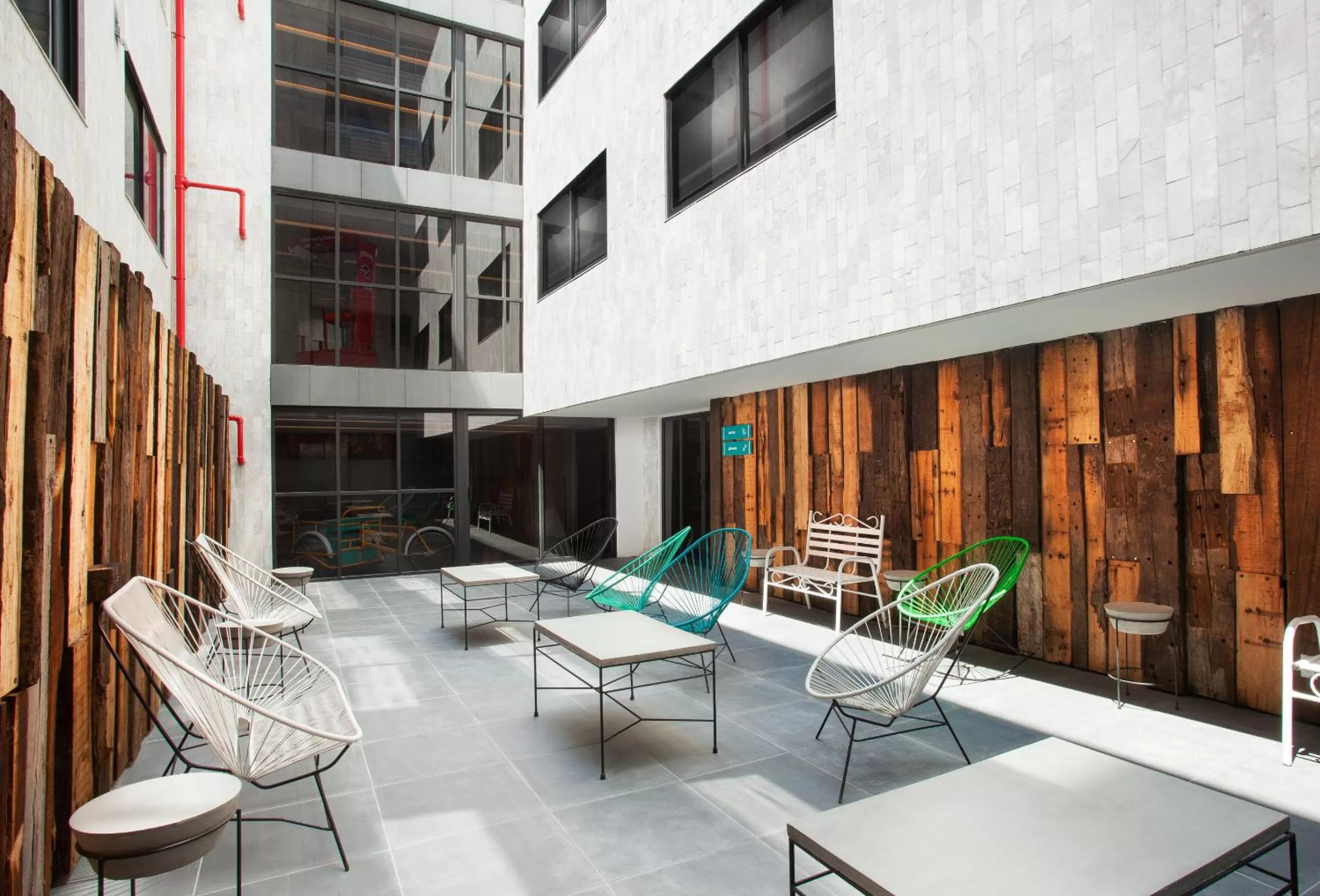 Balcony/Terrace in Hotel MX lagunilla CDMX, Trademark Collection by Wyndham