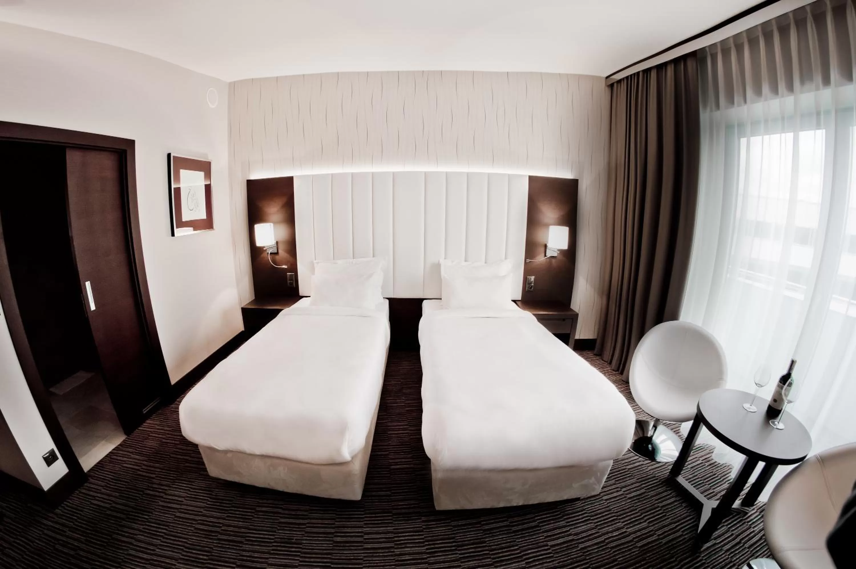 Bed in Copernicus Toruń Hotel