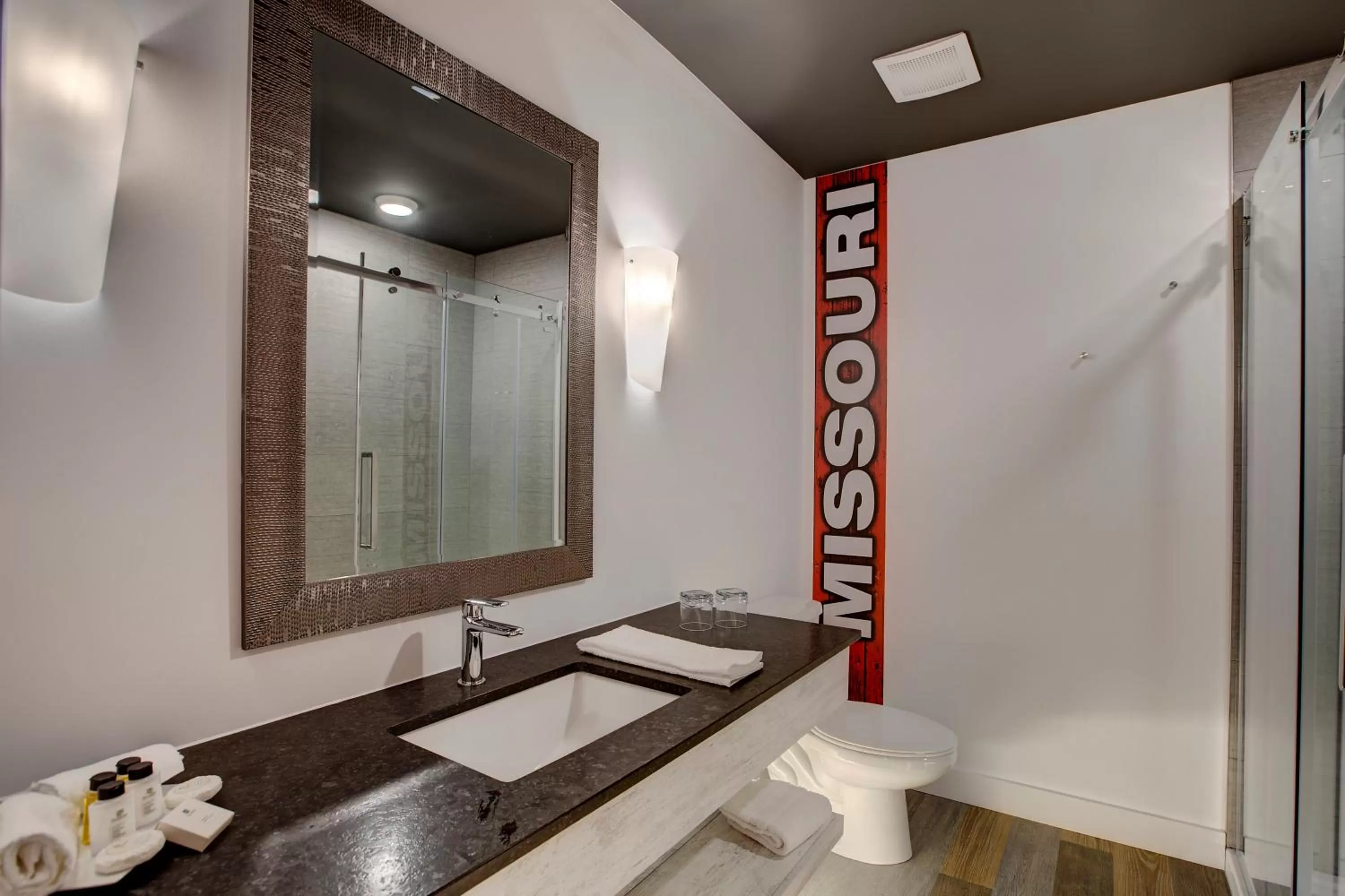 Bathroom in Hotel Historique Route 66