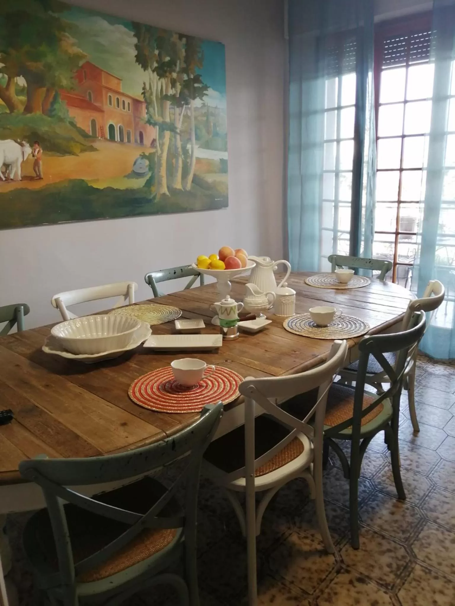 Dining Area in Sopra Le Poste