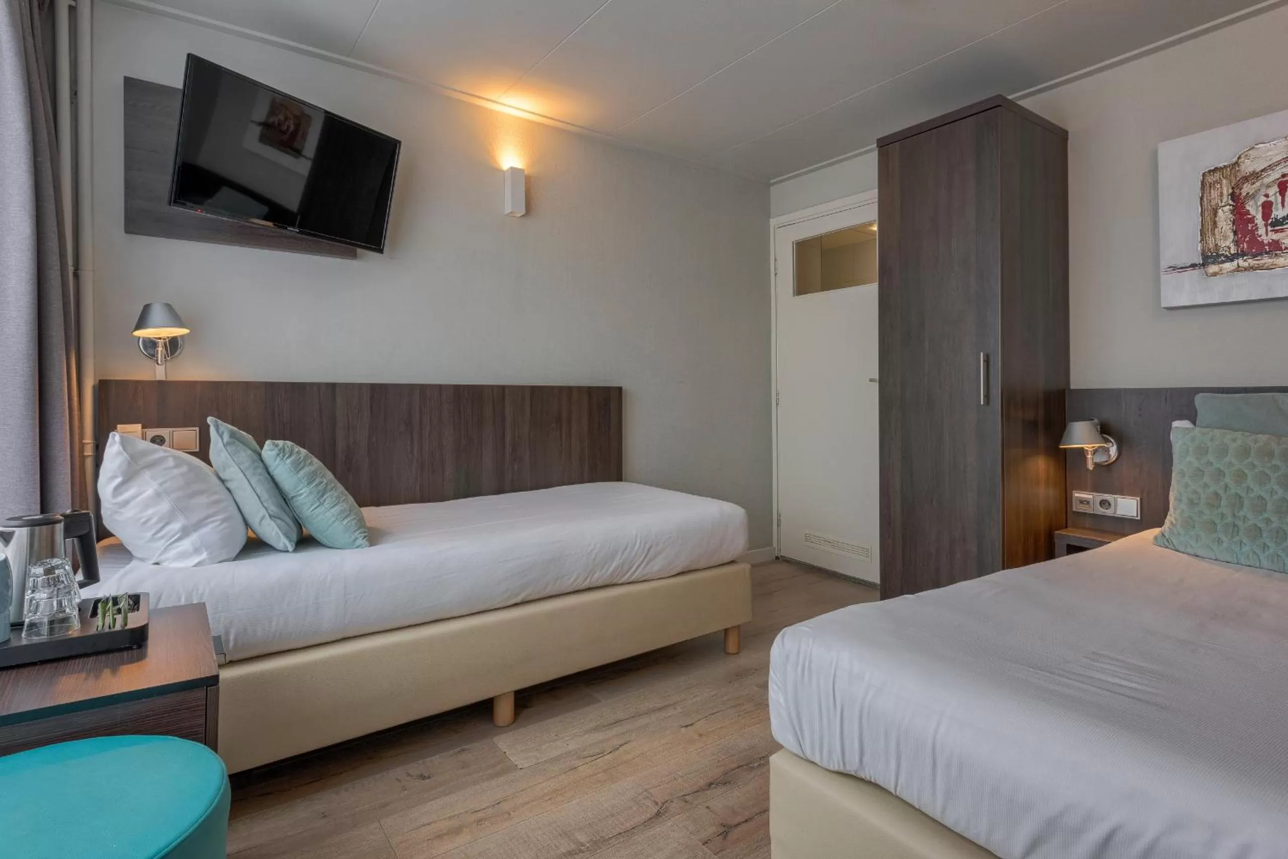 Bed in Hotel Damsquare