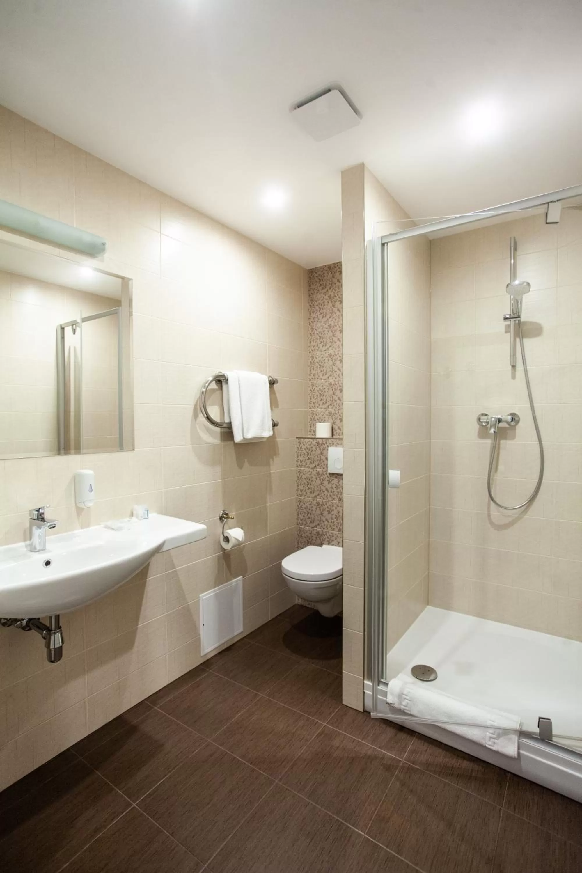 Shower in Hotel Cēsis