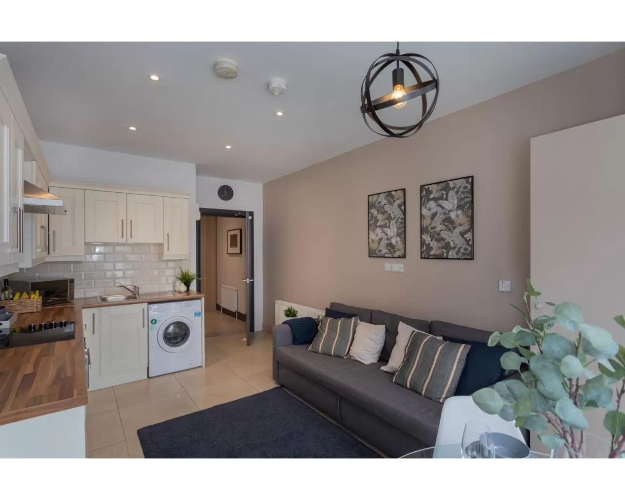 Living room in Central Belfast Apartments Camden Street