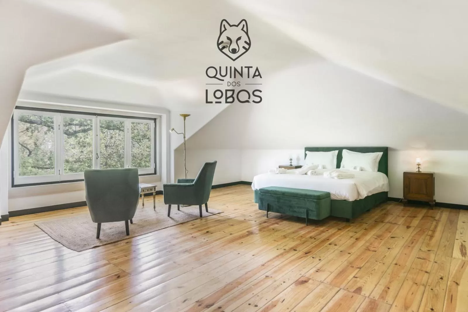 Bedroom, Bed in Quinta dos Lobos Boutique Hotel - Nature Experience