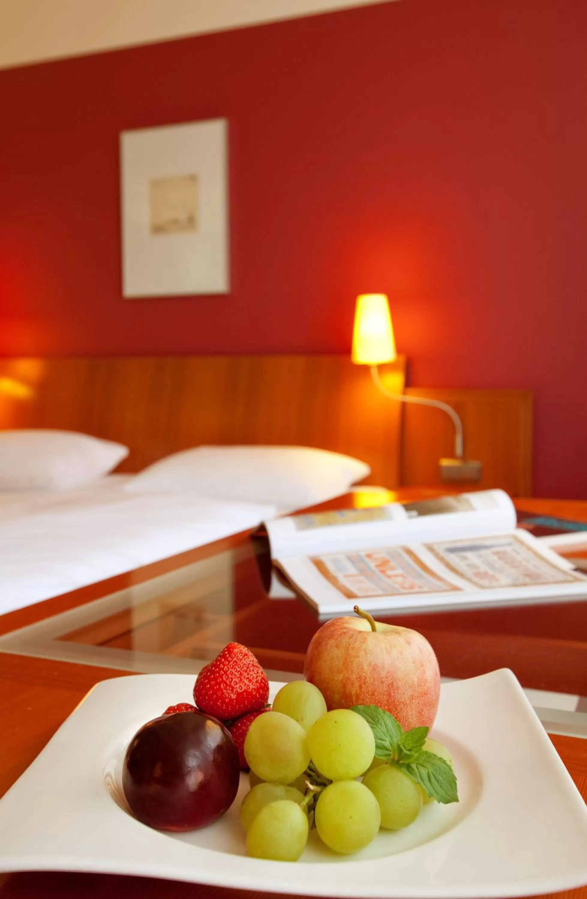 Food and drinks, Bed in Vienna House by Wyndham Sonne Rostock