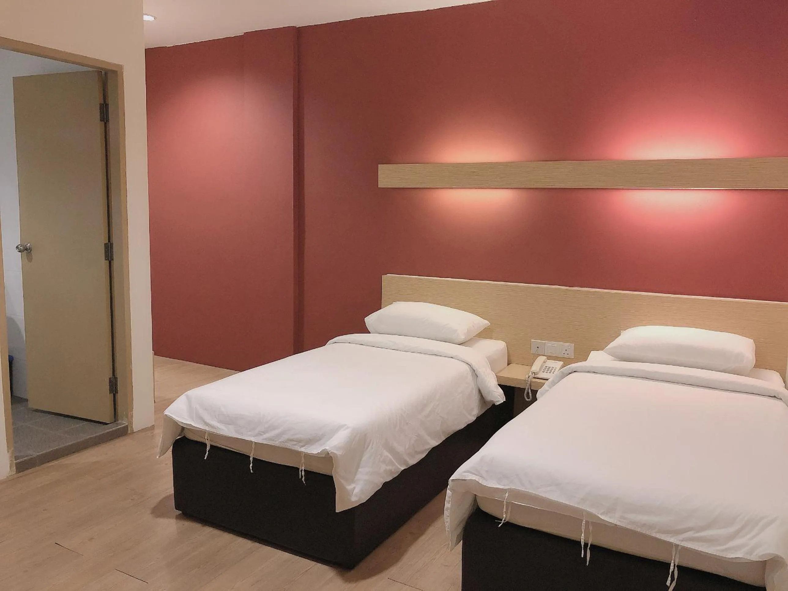 Bed in Tras Mutiara Hotel Bentong