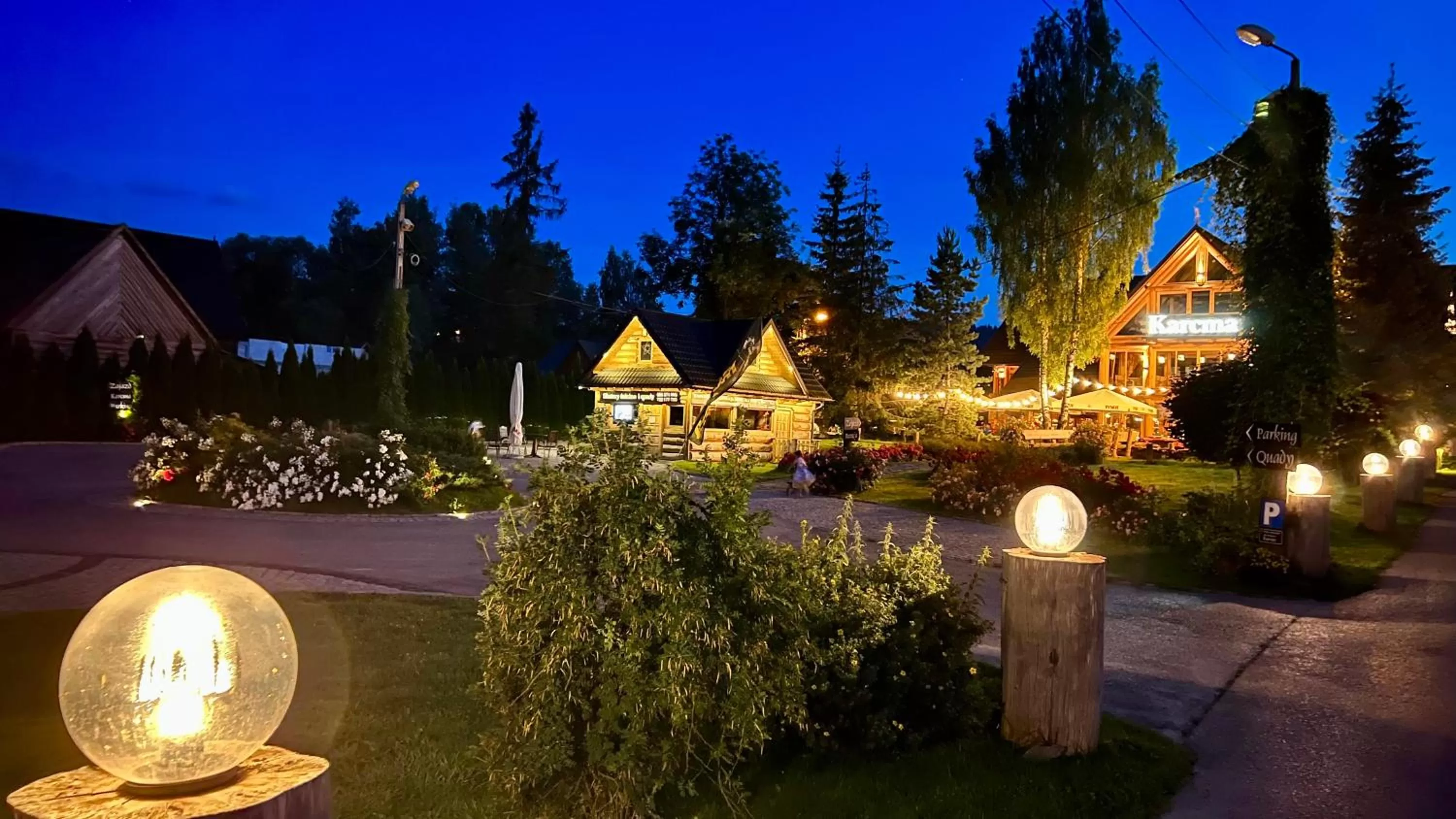 Garden in Zajazd Białczański Dom Wypoczynkowy Restauracja