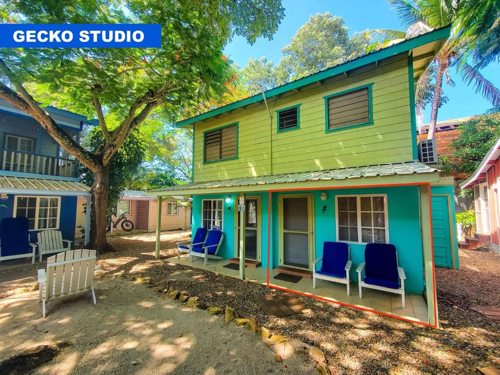 Facade/entrance, Property Building in Placencia Villas
