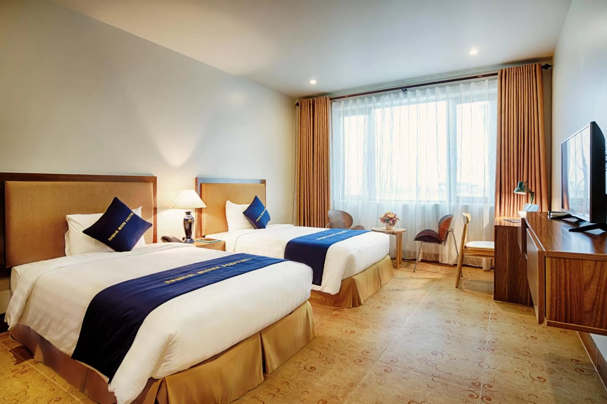 Bed in Nghi Son Hotel