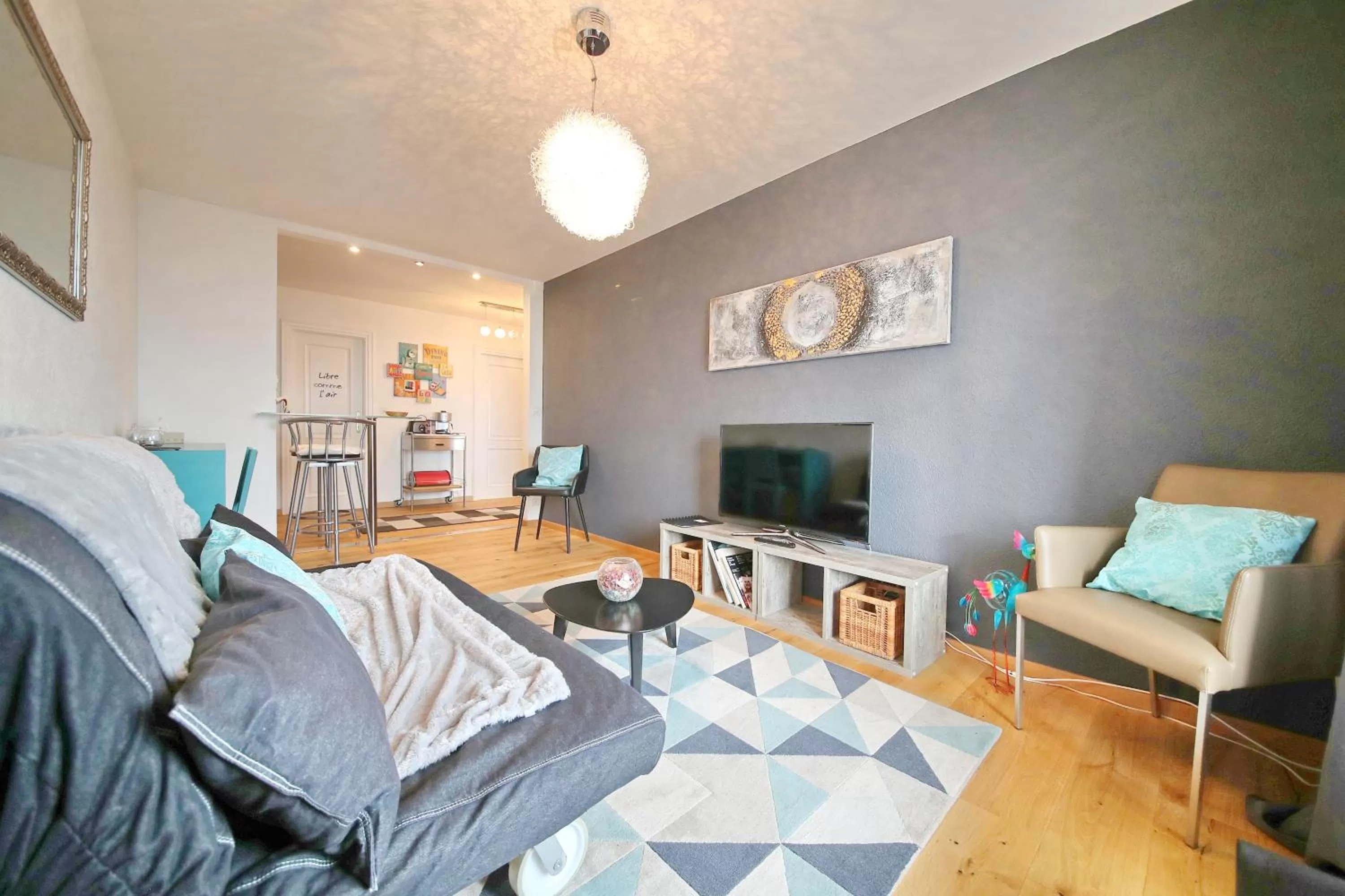 Seating Area in B&B Corseaux Beach & Riviera Beach