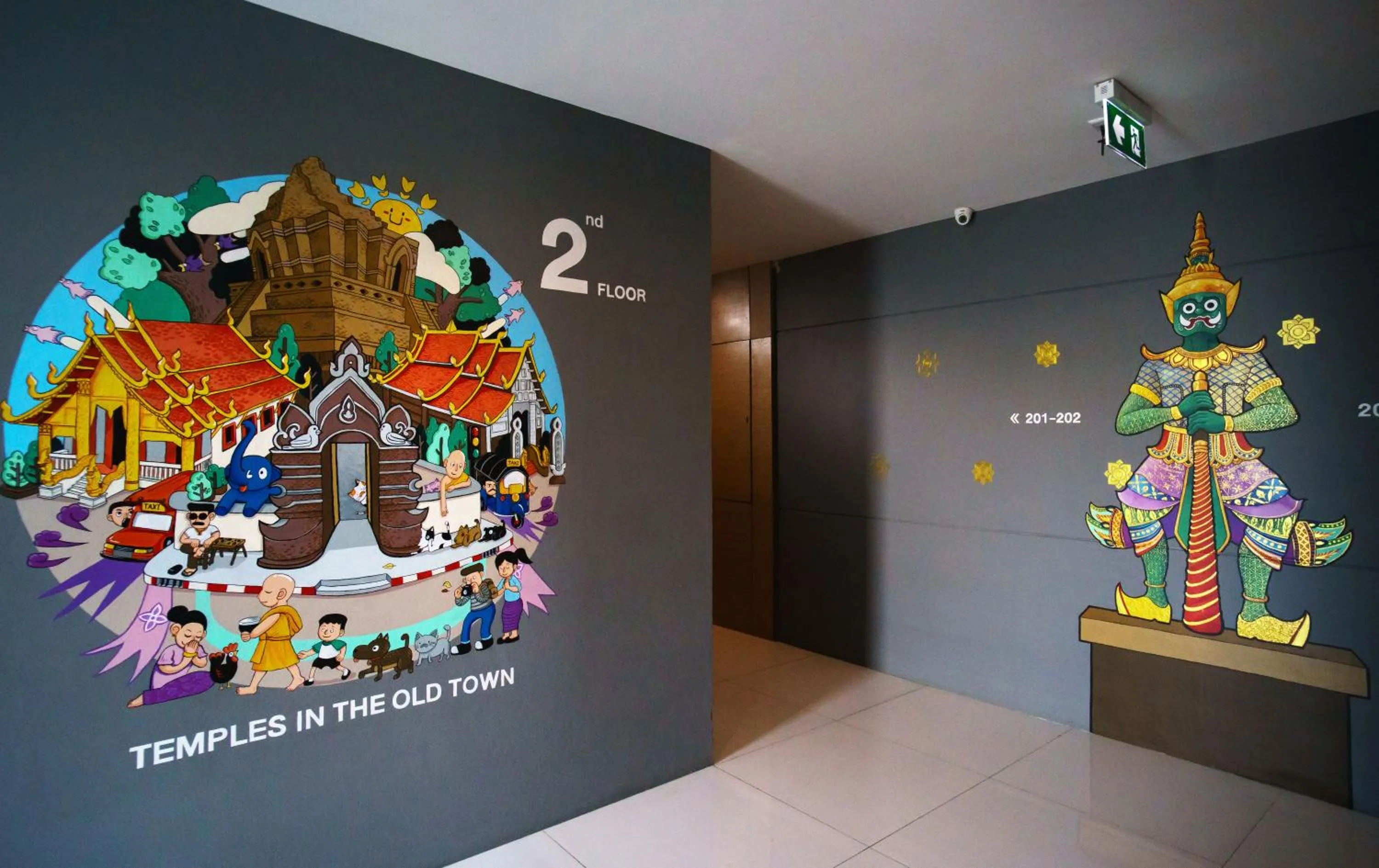 Floor plan in Sanae' Hotel Nimman