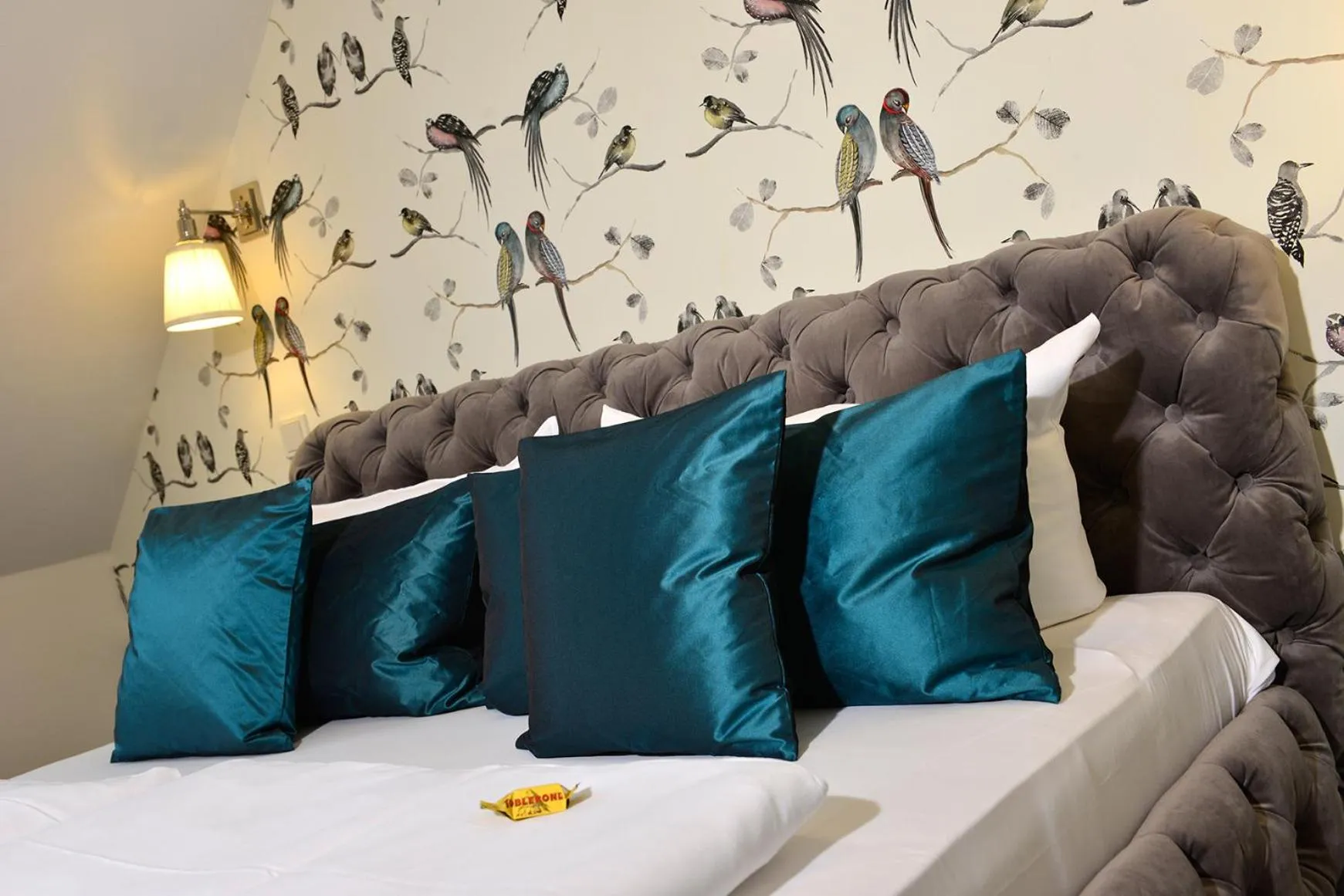 Bed in Hotel Domstern