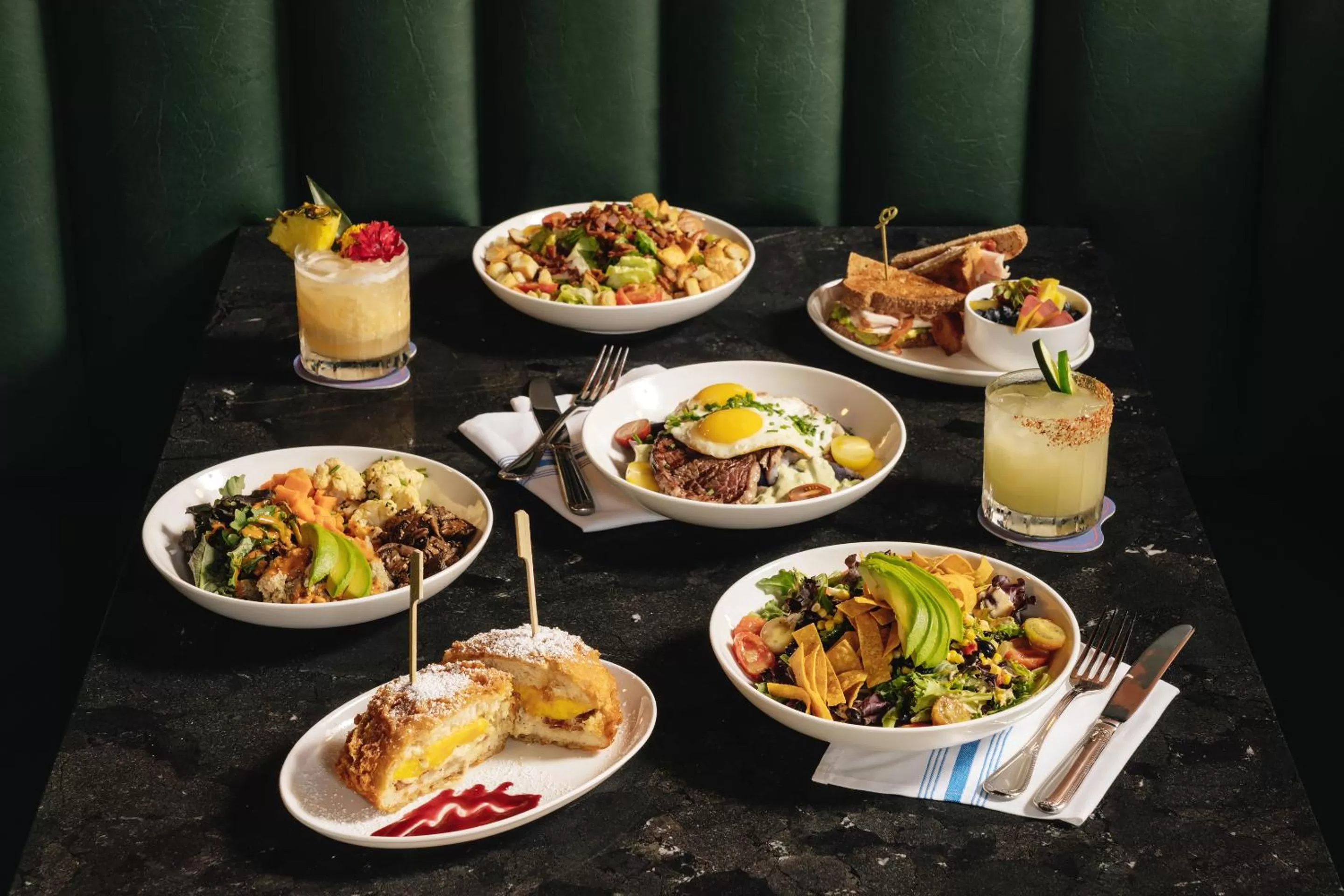 Food and drinks in Origin Austin, a Wyndham Hotel