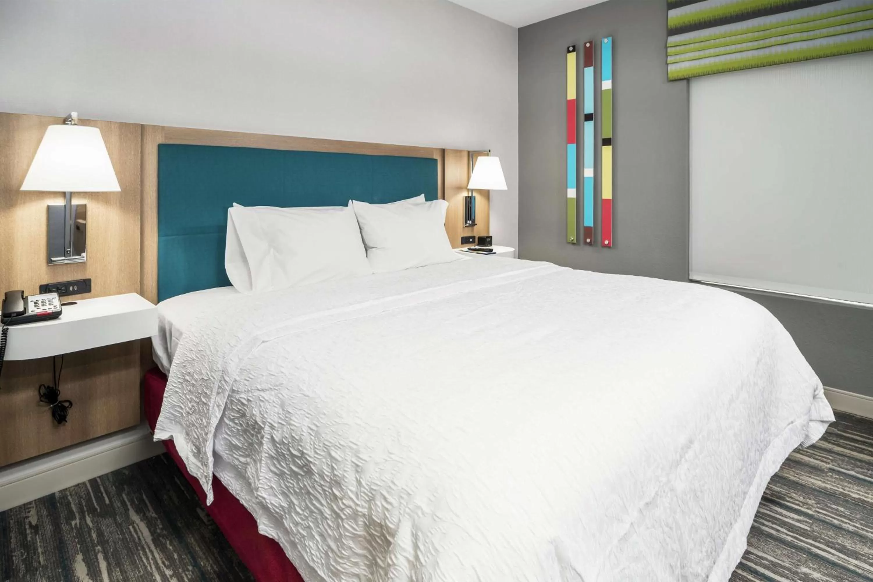 Bed in Hampton Inn Wilson Downtown