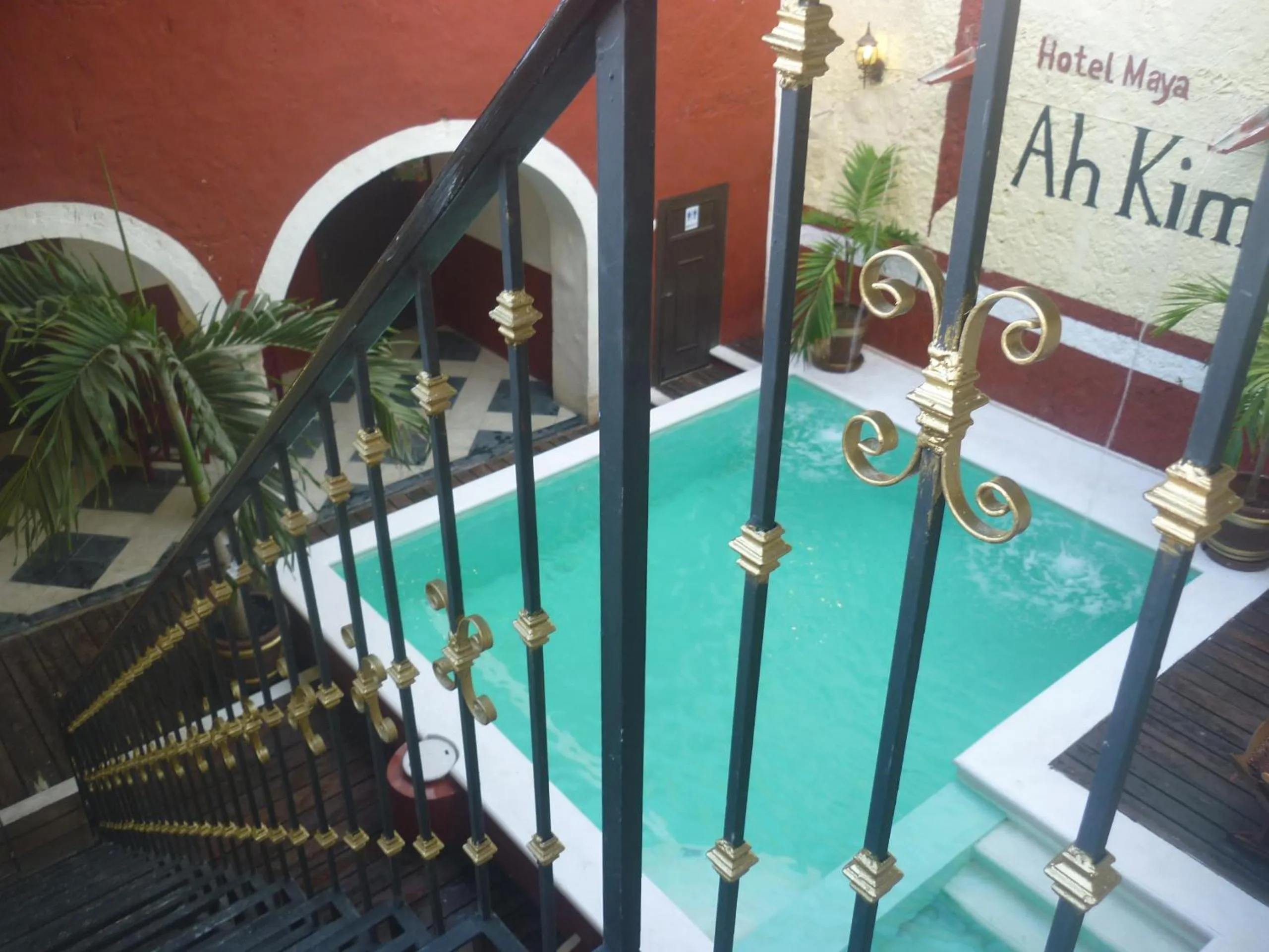 Swimming pool in Hotel Maya Ah Kim Pech