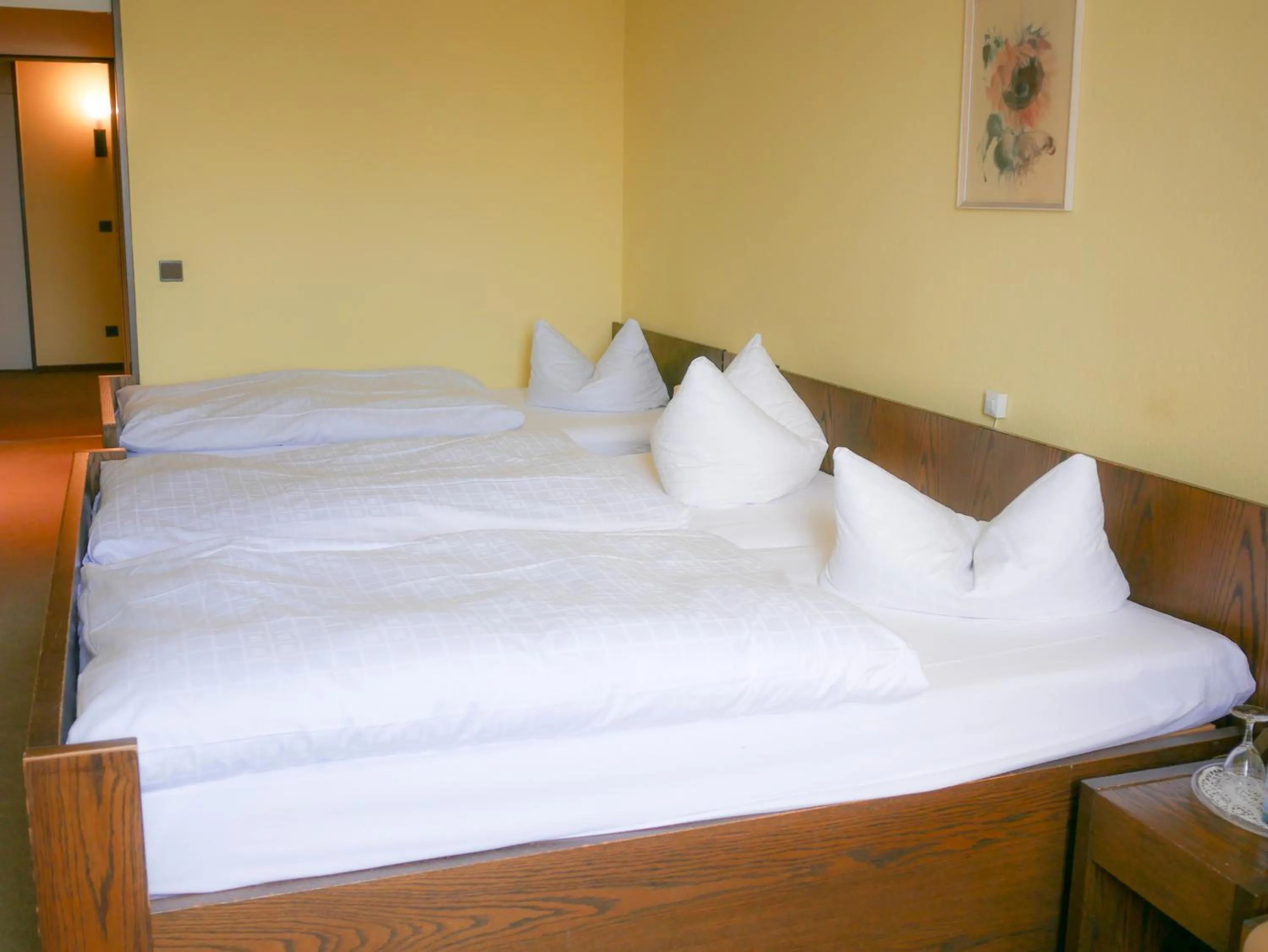 Bed in Hotel Oronto
