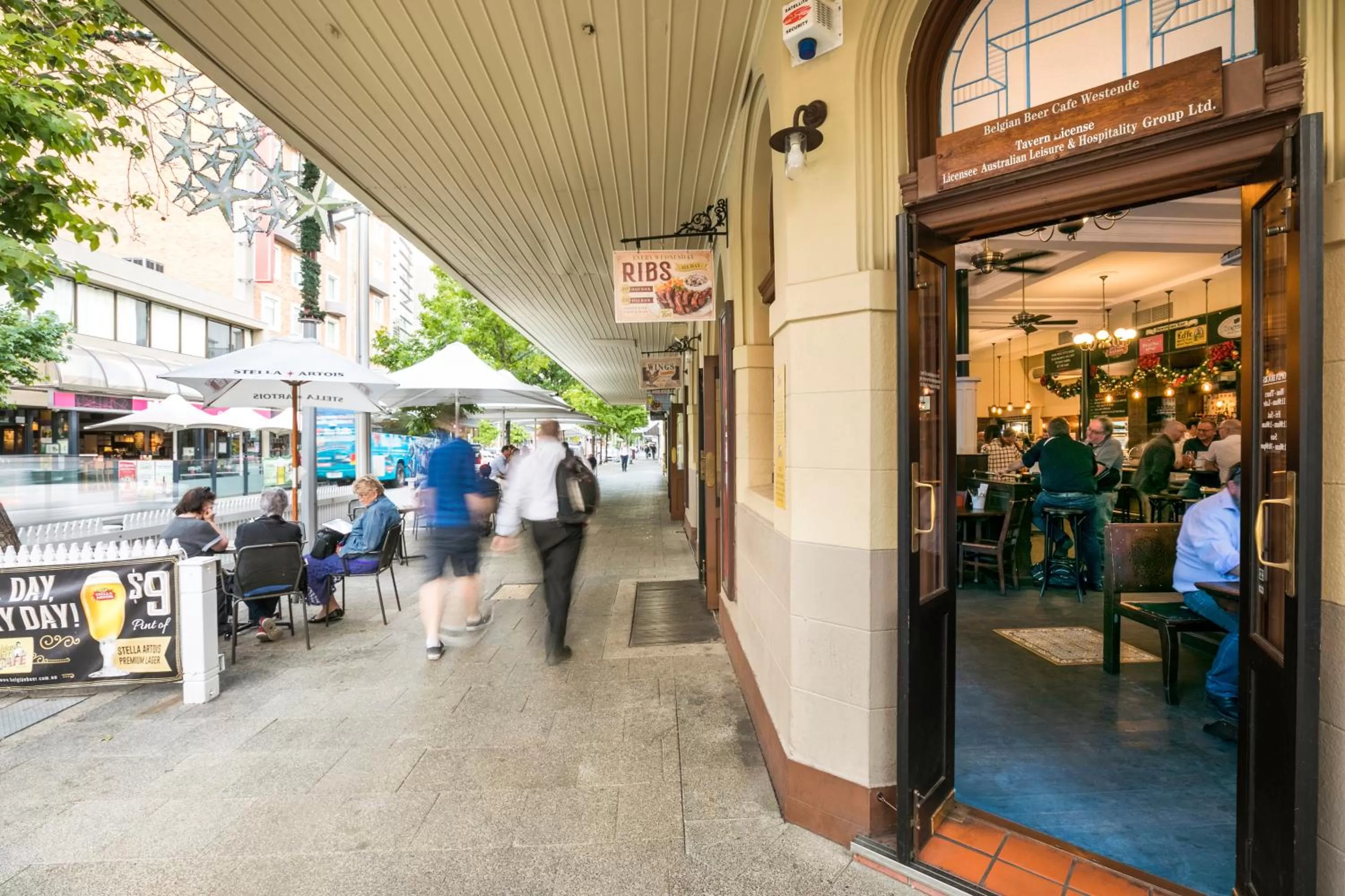 Facade/entrance in Nightcap at Belgian Beer Cafe