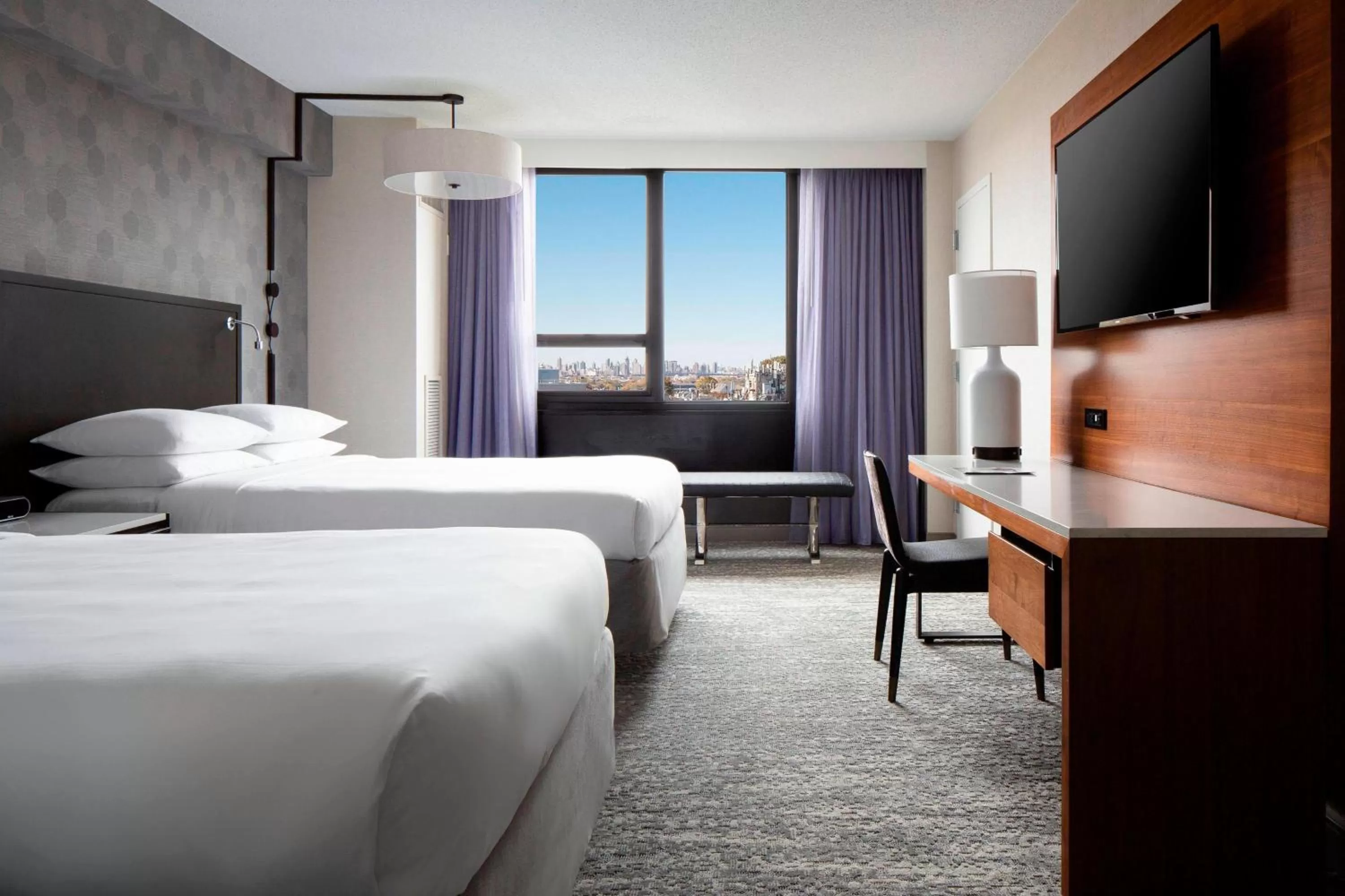 Double Room with Two Double Beds - Hearing Accessible in New York LaGuardia Airport Marriott