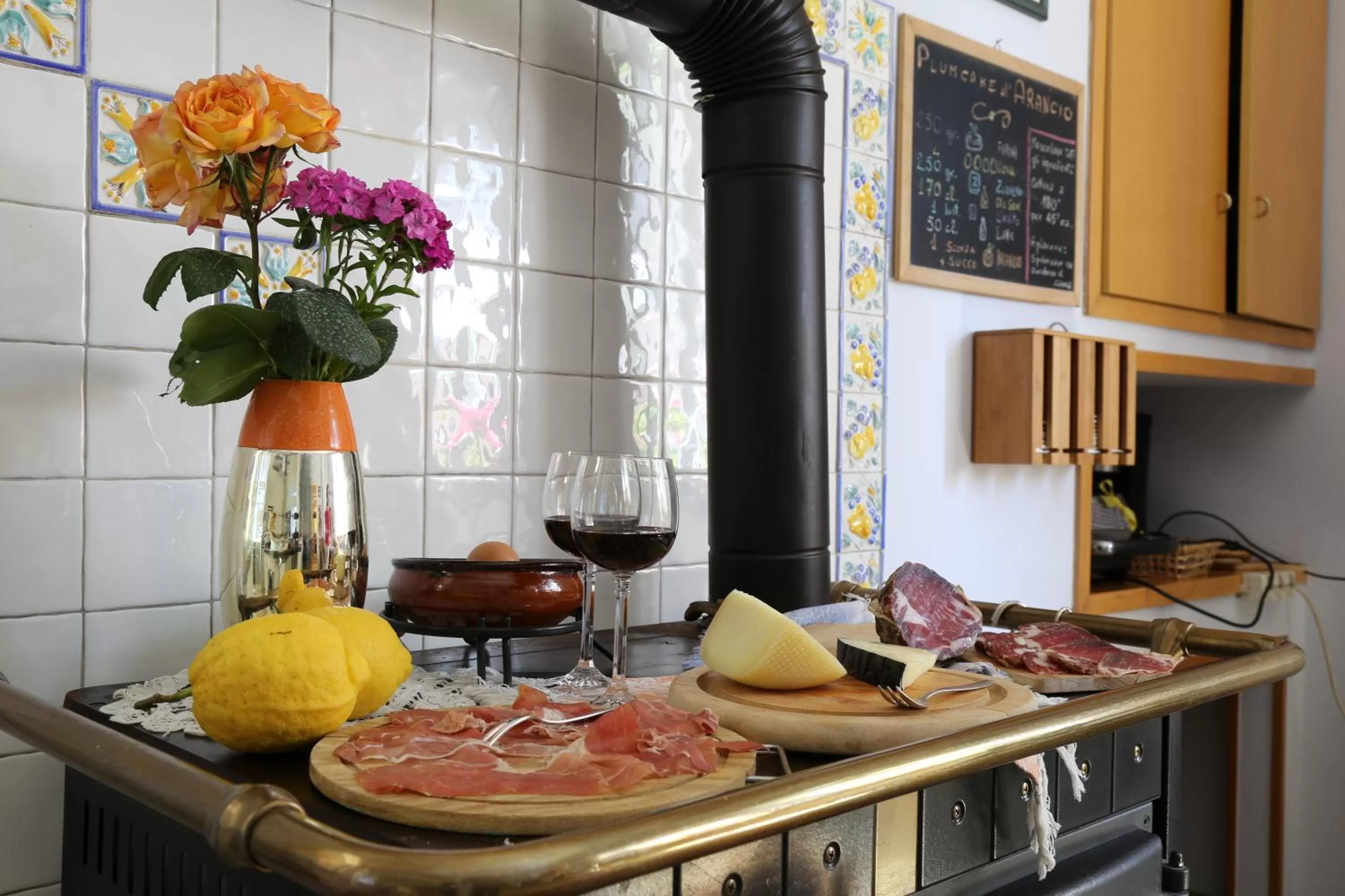 Food close-up in Al Villino del Sole